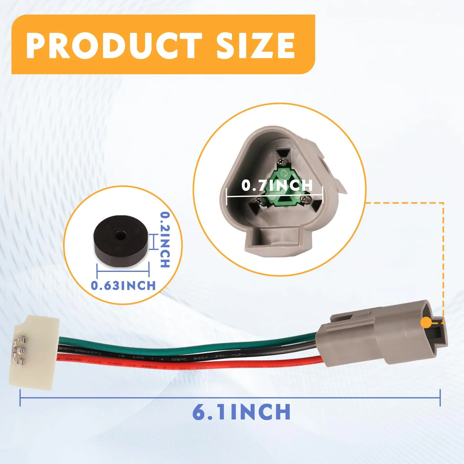 CLUBRALLY 48V Speed Sensor for Club Car DS, Aix-CB-124 image 3