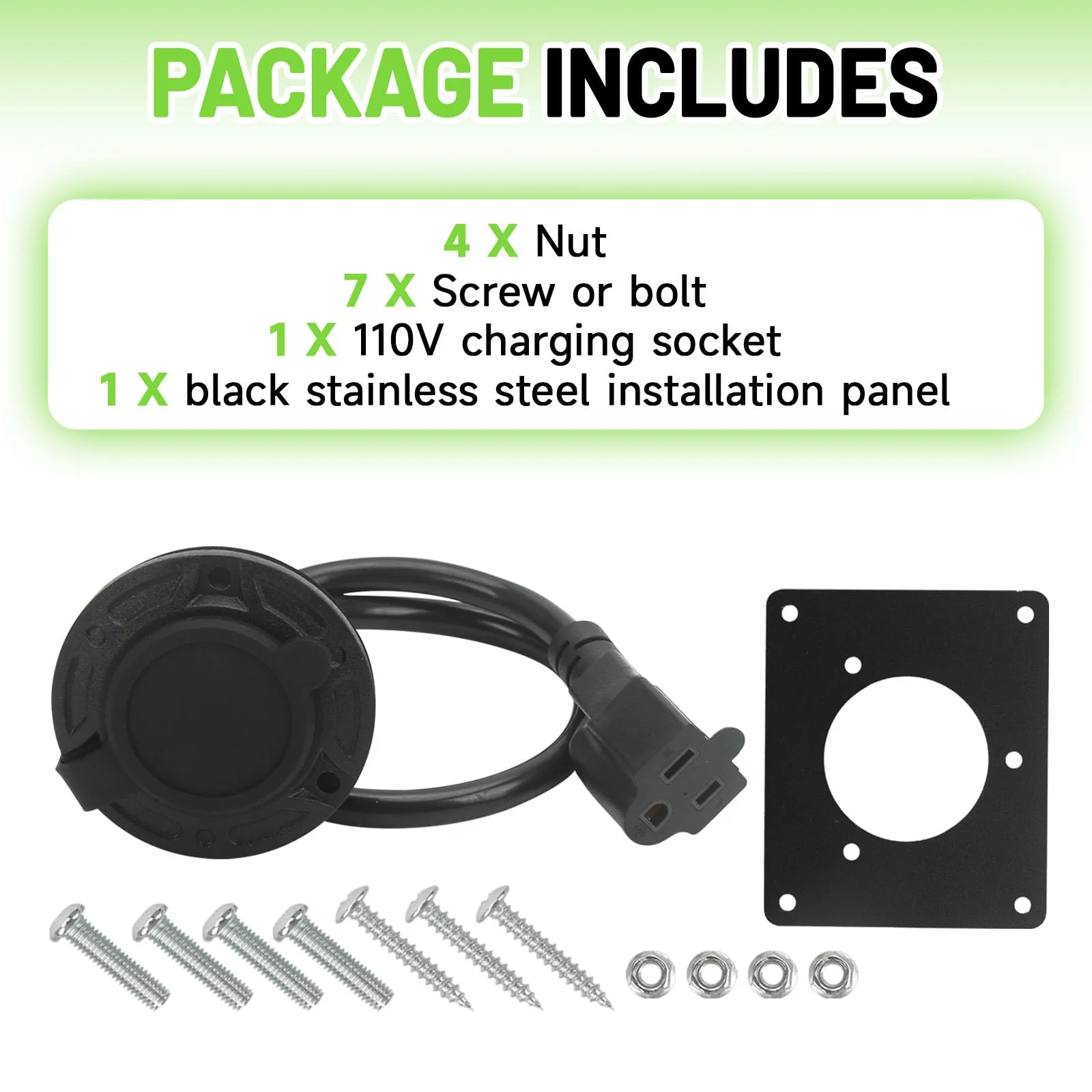 Langzeze Charger Port Adapter for E-Z-GO TXT36 36V Golf Cart image 4