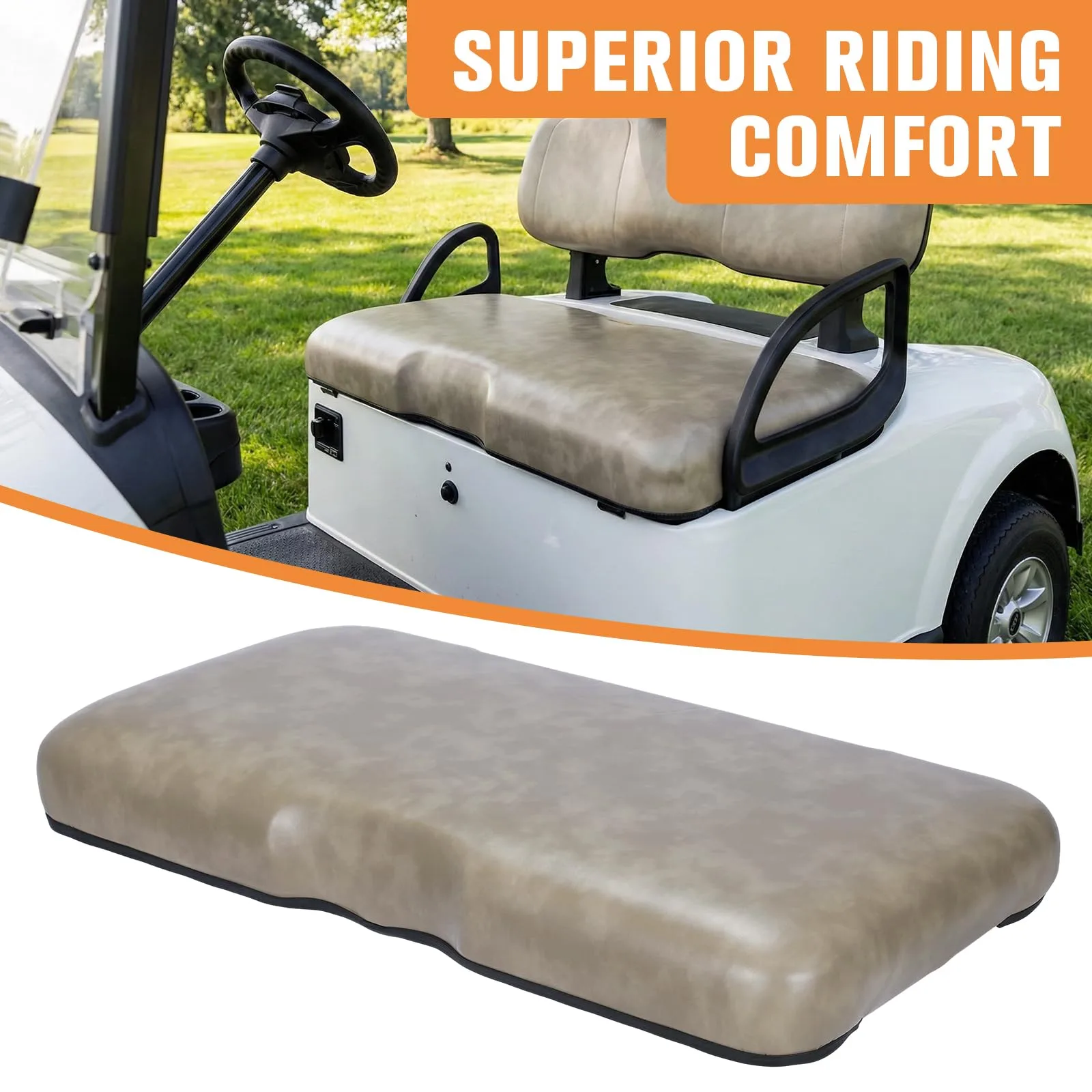 Generic Front Seat Bottom Cushion for E-Z-GO RXV (MPN 1js5ws5hw7zs3ej1hv2) image 4
