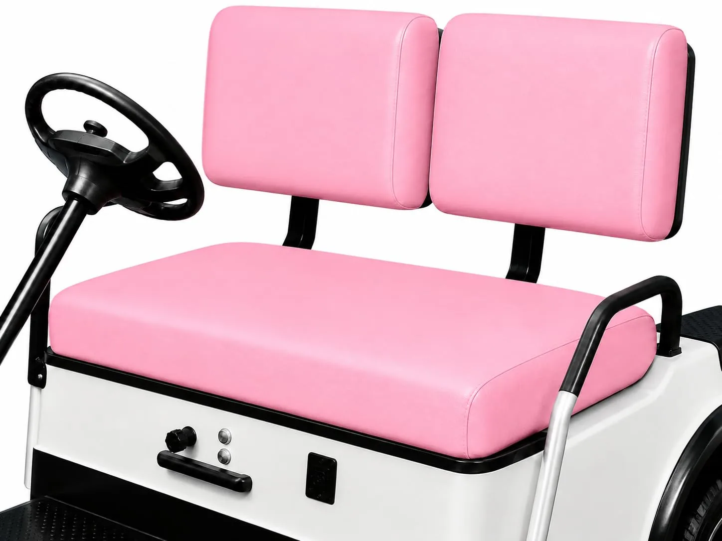 Bar Stool Covers 4 less EZ-GO Marathon Front Seat Cover Set - Pink