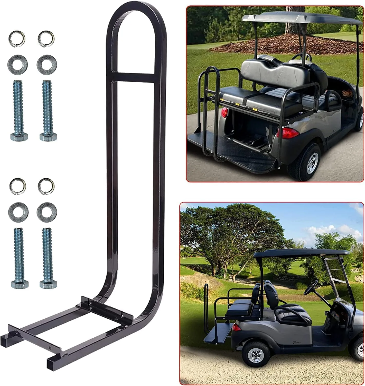 Huskey YMH Golf Cart Rear Seat Safety Grab Bar