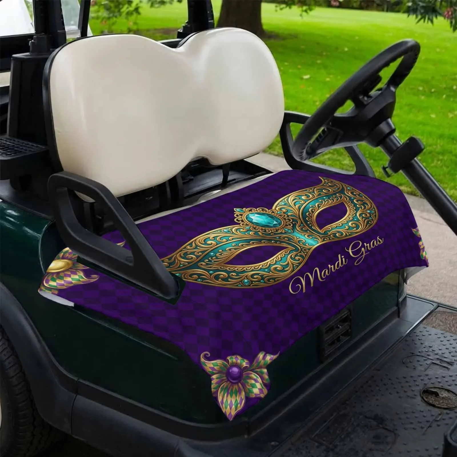 DecorLovee Golf Cart Seat Cover, Purple, 51 x 31-Inch image 2