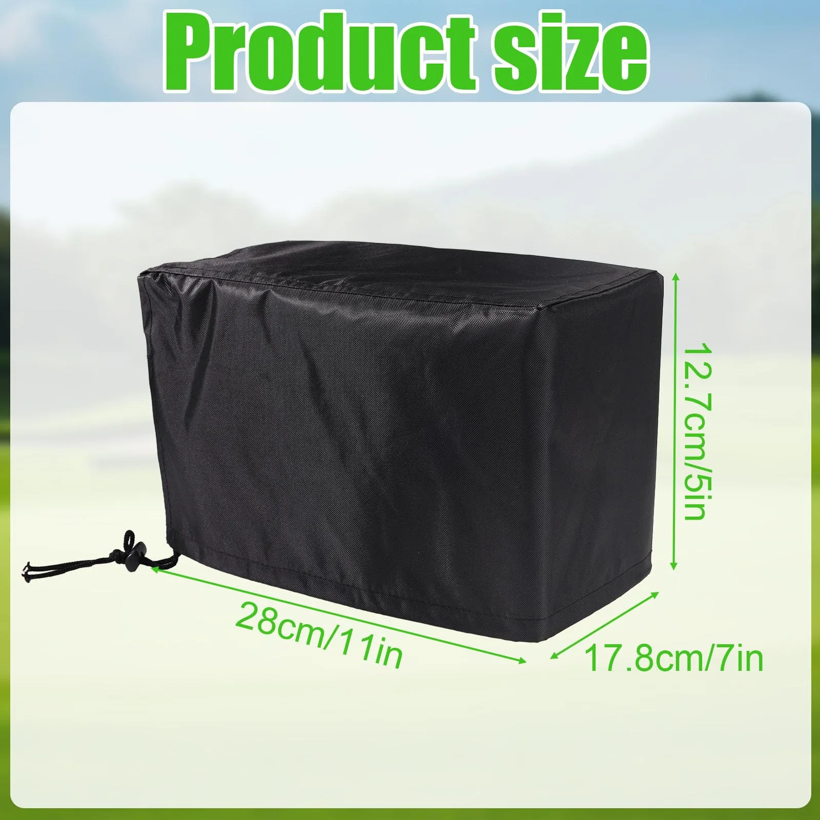 Sinbana Touchscreen Cover for Evolution and Denago Golf Carts image 2