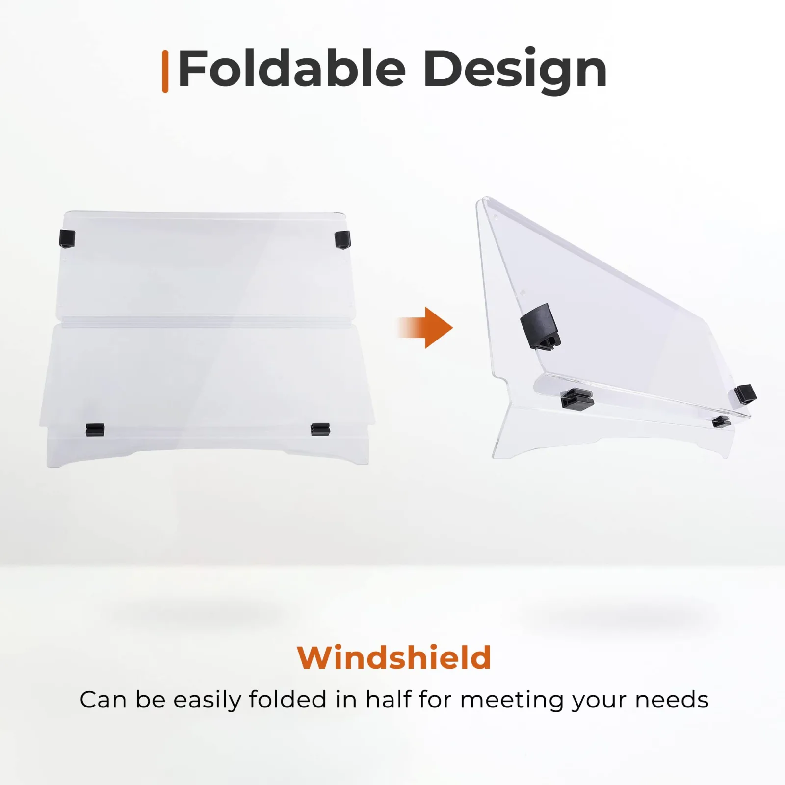 AW Folding Windshield for E-Z-GO TXT 1995-2013 image 3