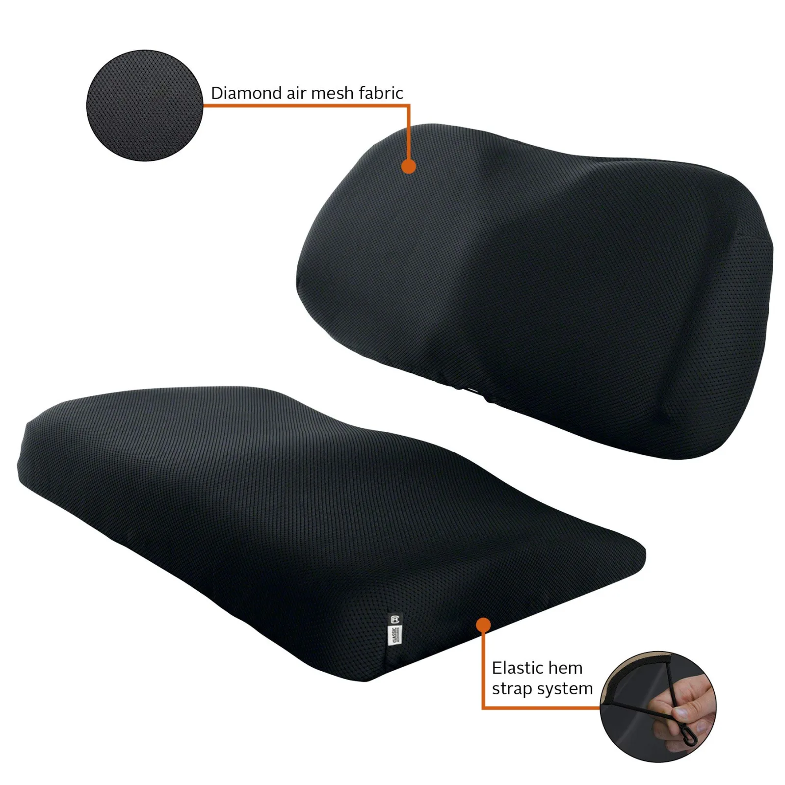 Classic Accessories Diamond Air Mesh Golf Cart Seat Cover image 4