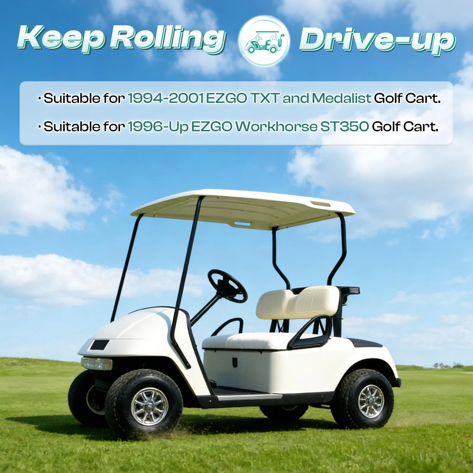 DRIVE UP Steering Gear Box for E-Z-GO TXT and Medalist image 2