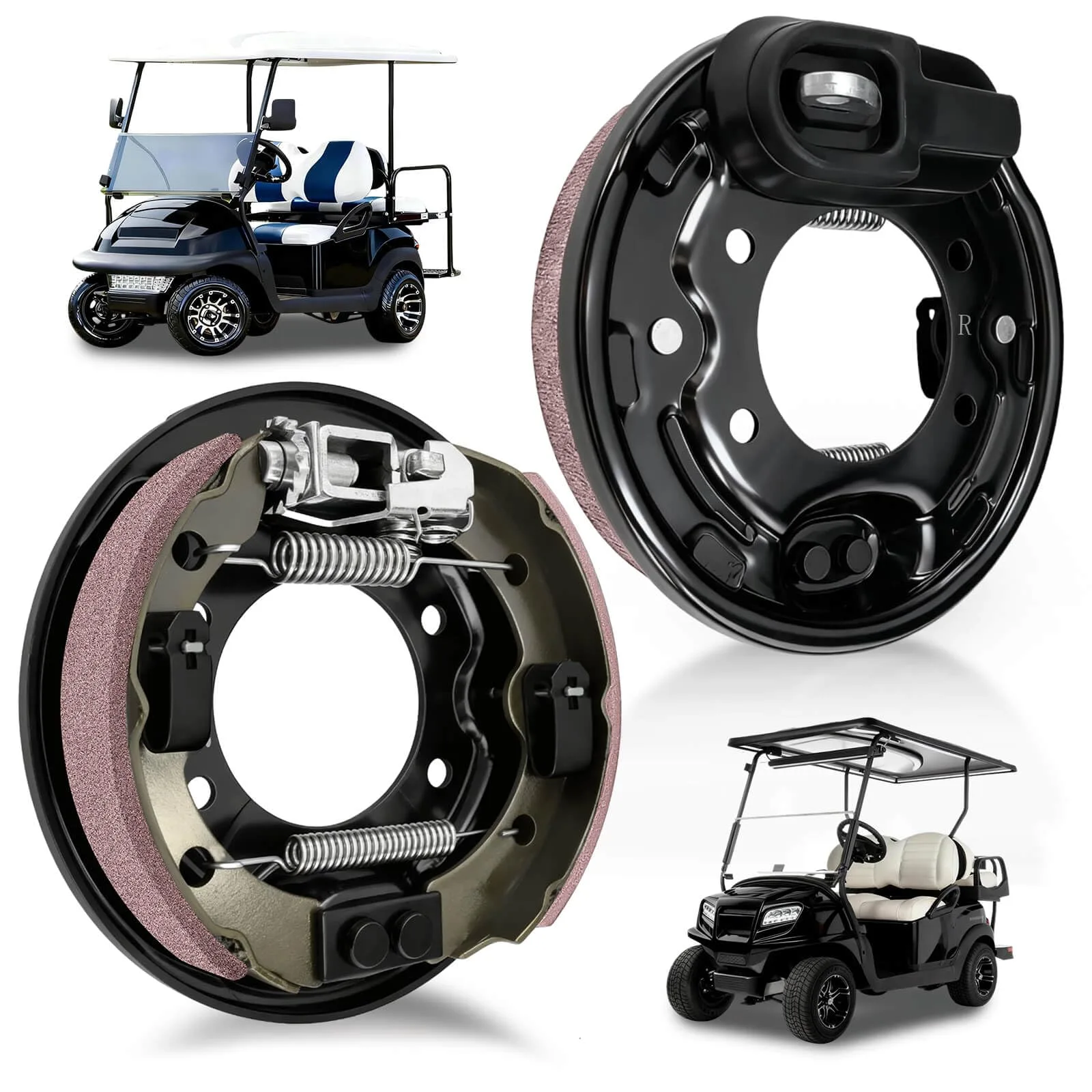 MOSNAI Rear Brake Assemblies for Club Car DS, Precedent & Tempo