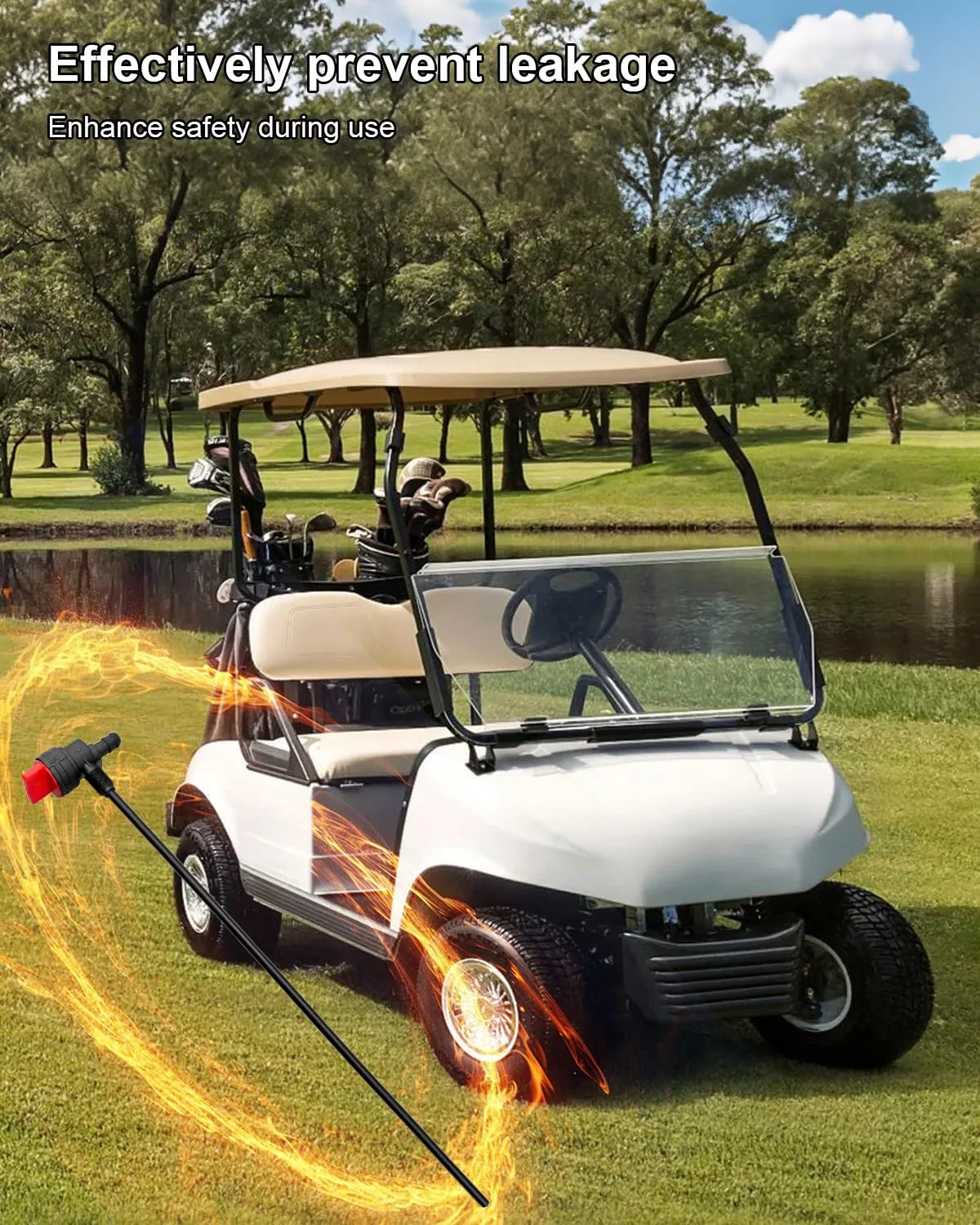 TIKSCIENCE Fuel Pickup Tube for Club Car DS 1992+ image 3