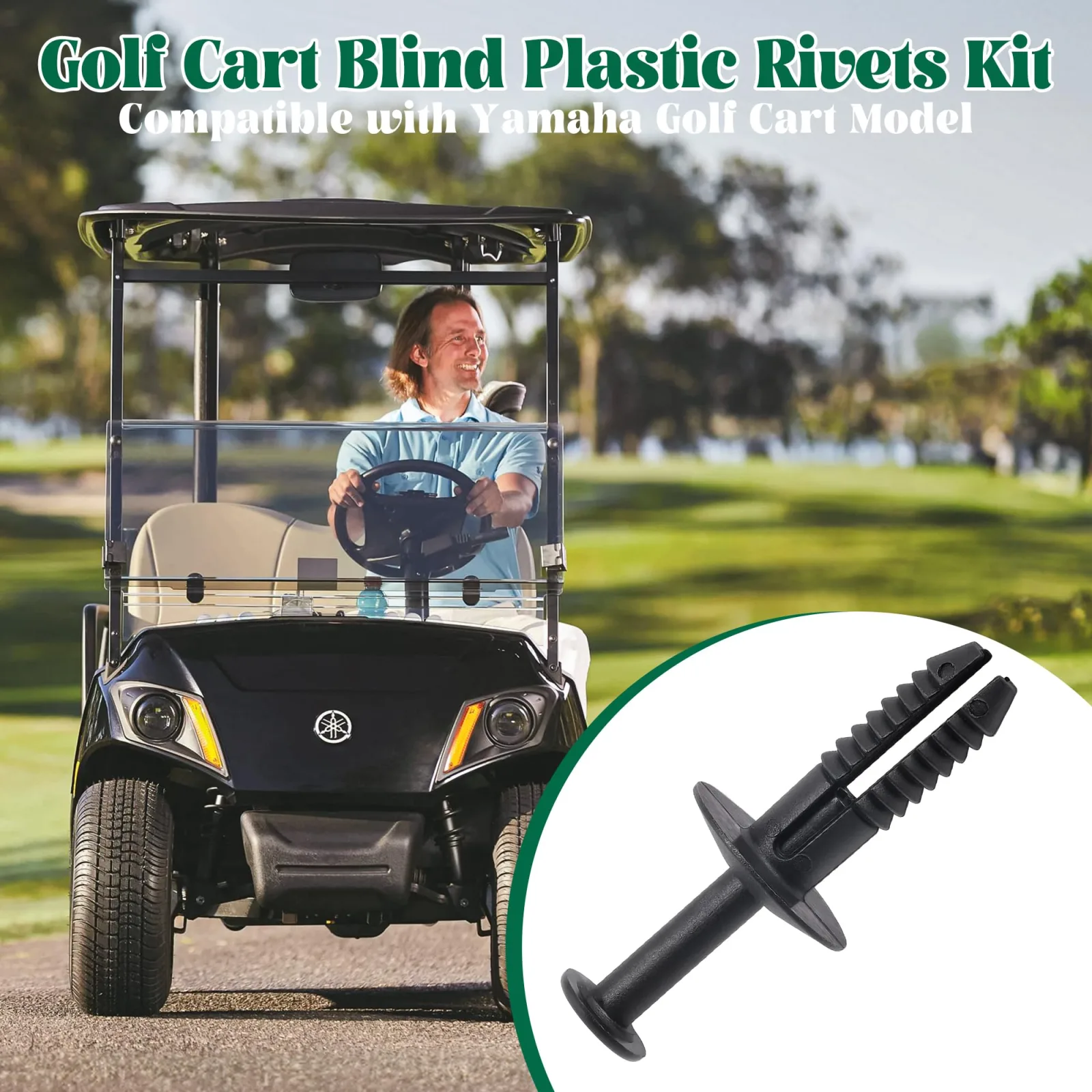 10L0L Plastic Blind Rivets for Yamaha Golf Carts image 3
