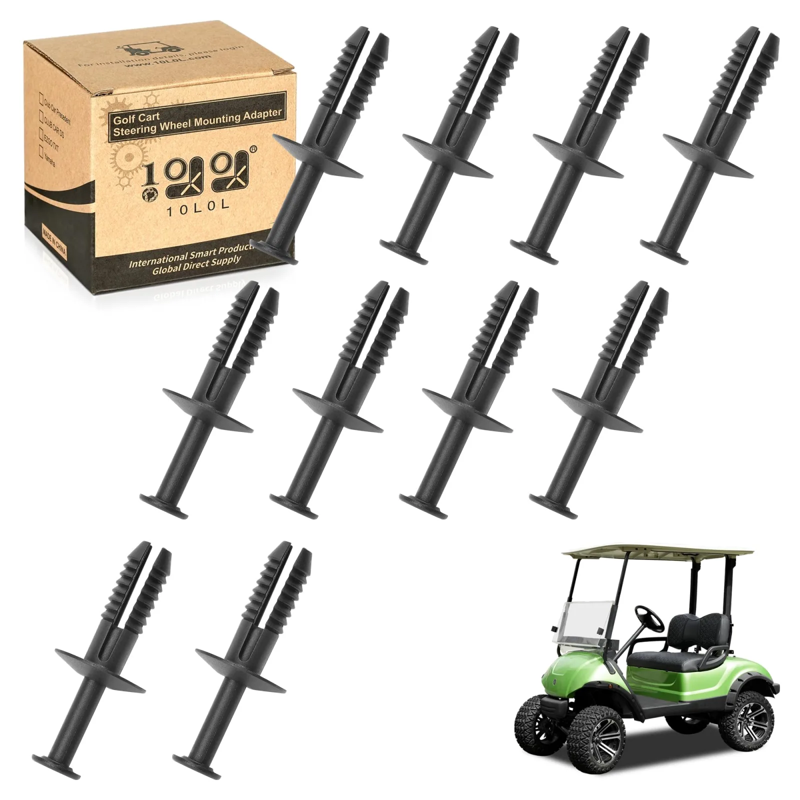 10L0L Plastic Blind Rivets for Yamaha Golf Carts