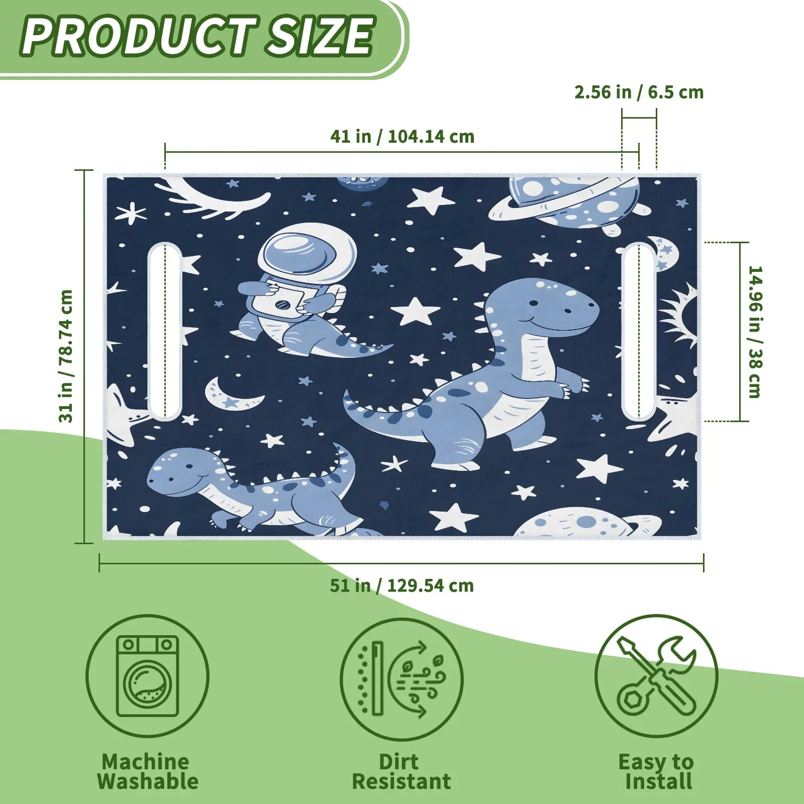 Tiveruda Golf Cart Seat Cover for Double Seats, 51 x 31 in image 2