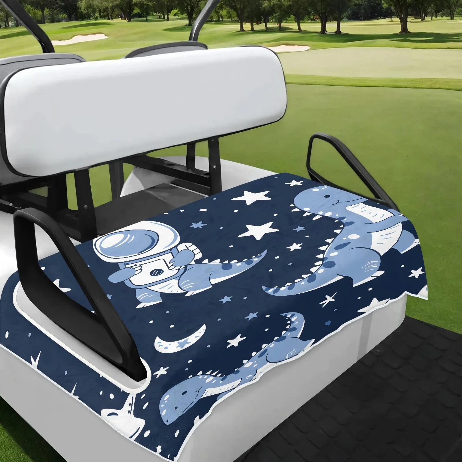 Tiveruda Golf Cart Seat Cover for Double Seats, 51 x 31 in