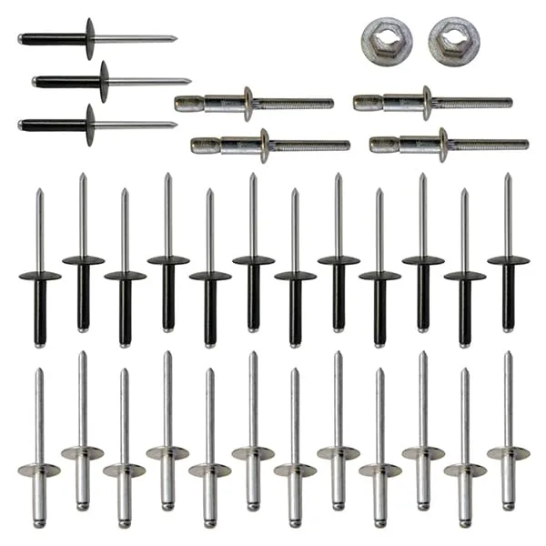 Golf Cart King Complete Body Rivet Hardware Kit – 750102PKG, 608456