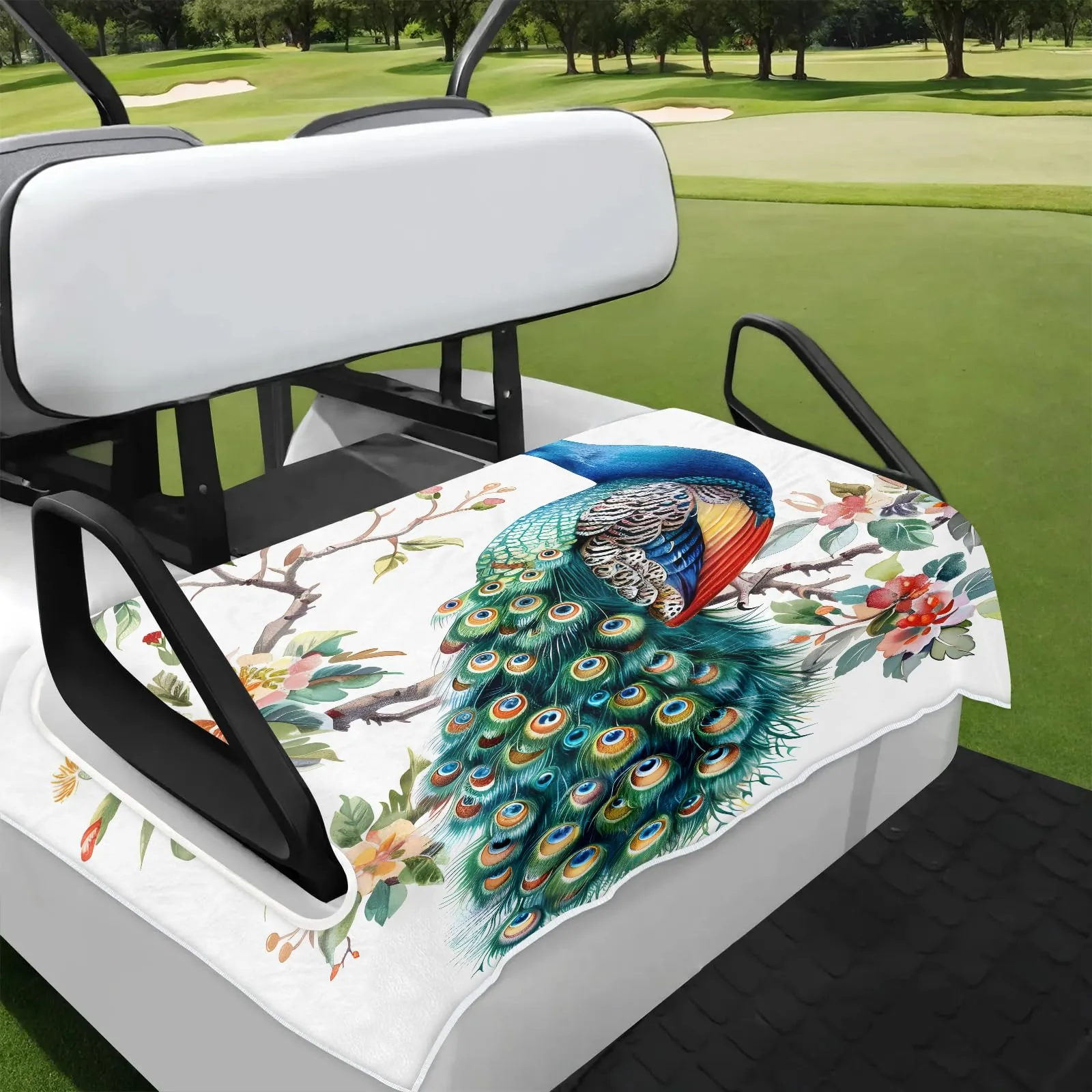 Tiveruda Golf Cart Seat Cover for Double Seats