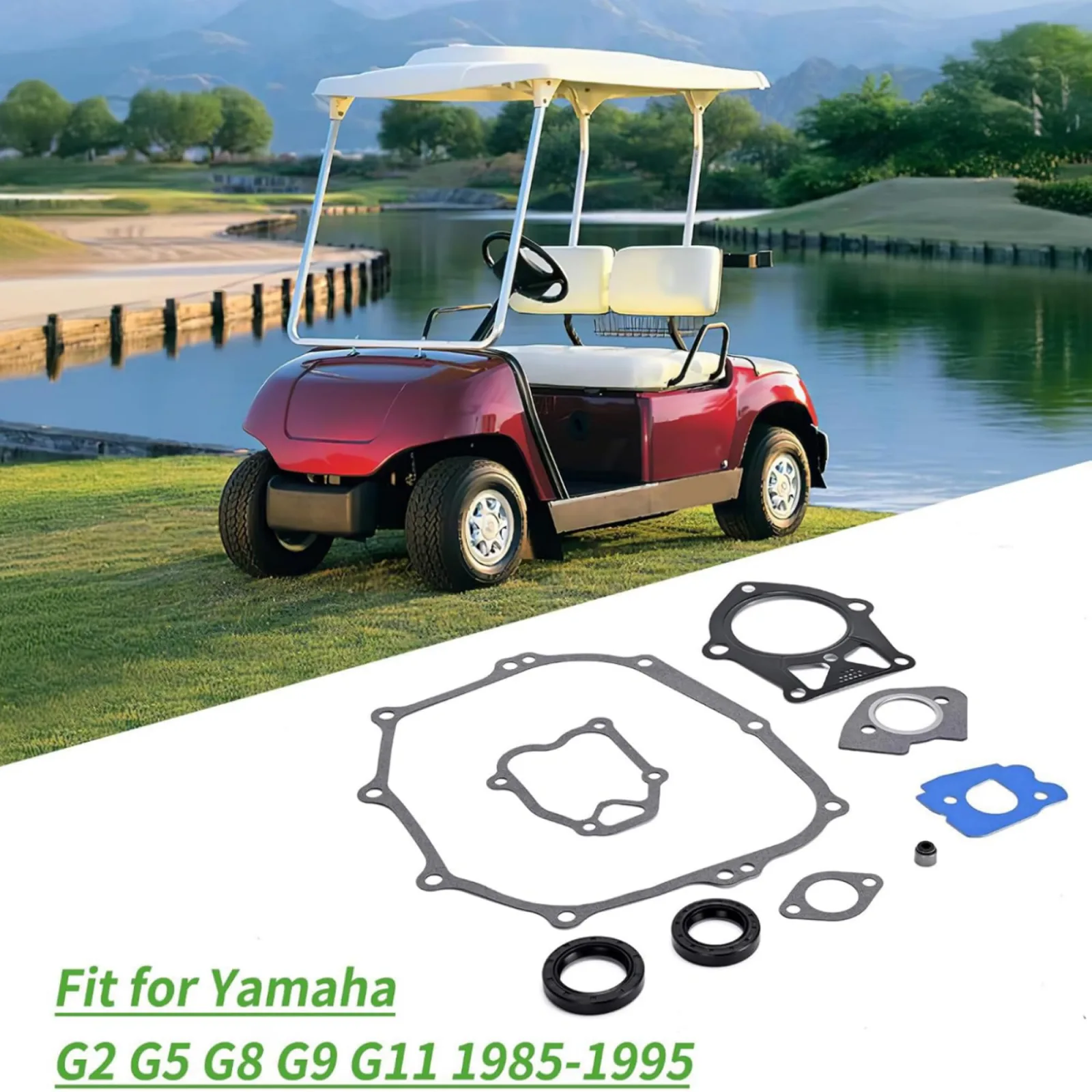 10L0L Engine Gasket Seal Kit for Yamaha G2/G5/G8/G9/G11 — J38-15451-01-00 image 4