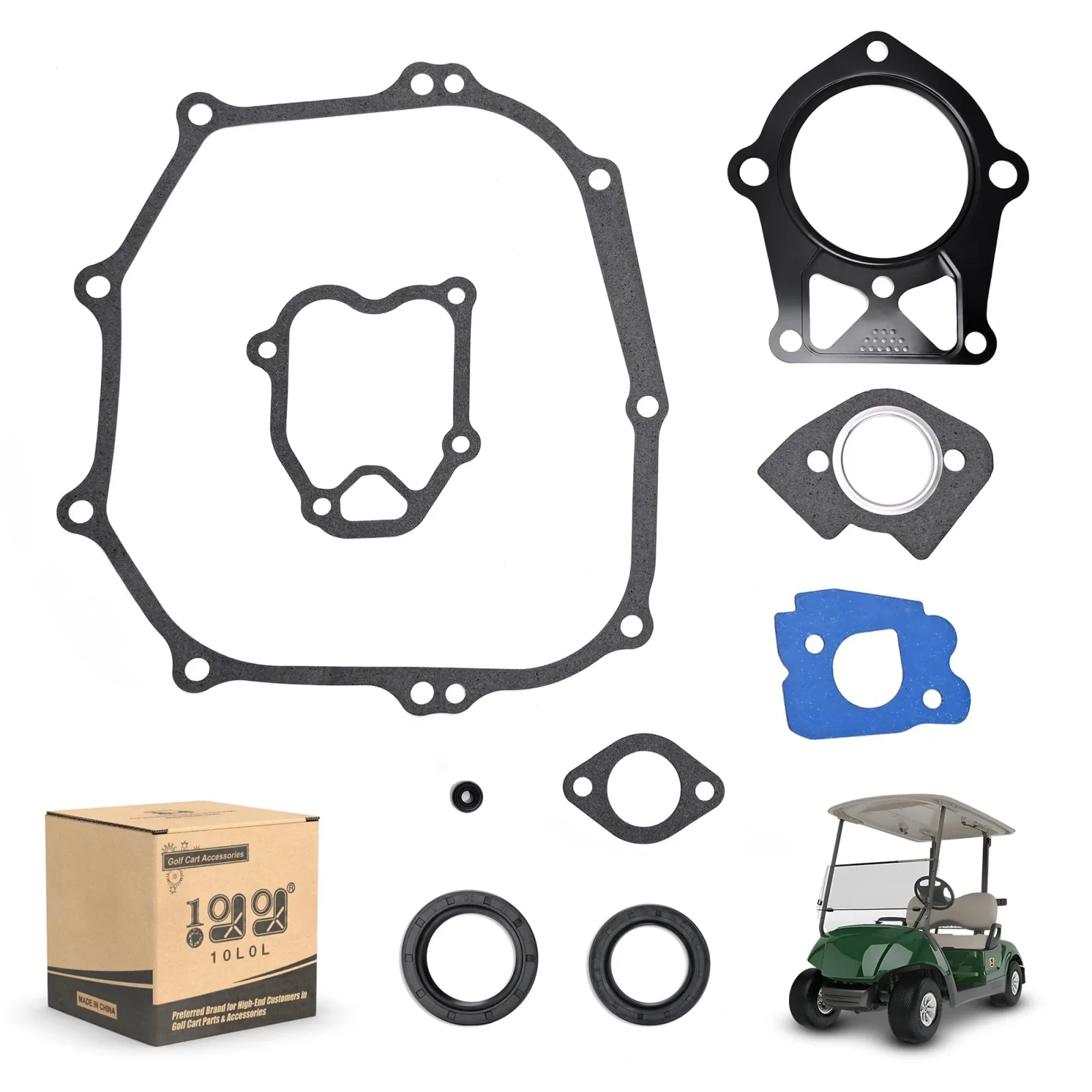 10L0L Engine Gasket Seal Kit for Yamaha G2/G5/G8/G9/G11 — J38-15451-01-00