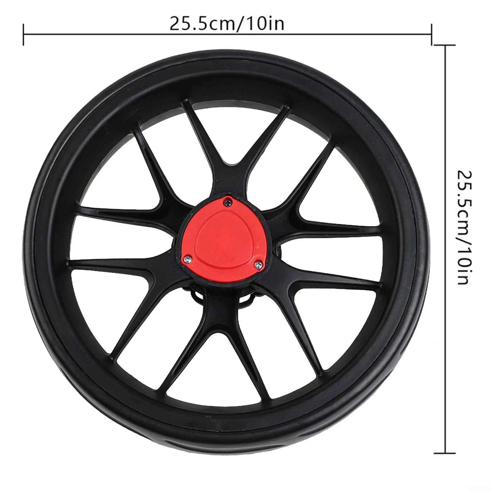 Generic 10-Inch Golf Trolley Wheel, 10mm Axle image 4