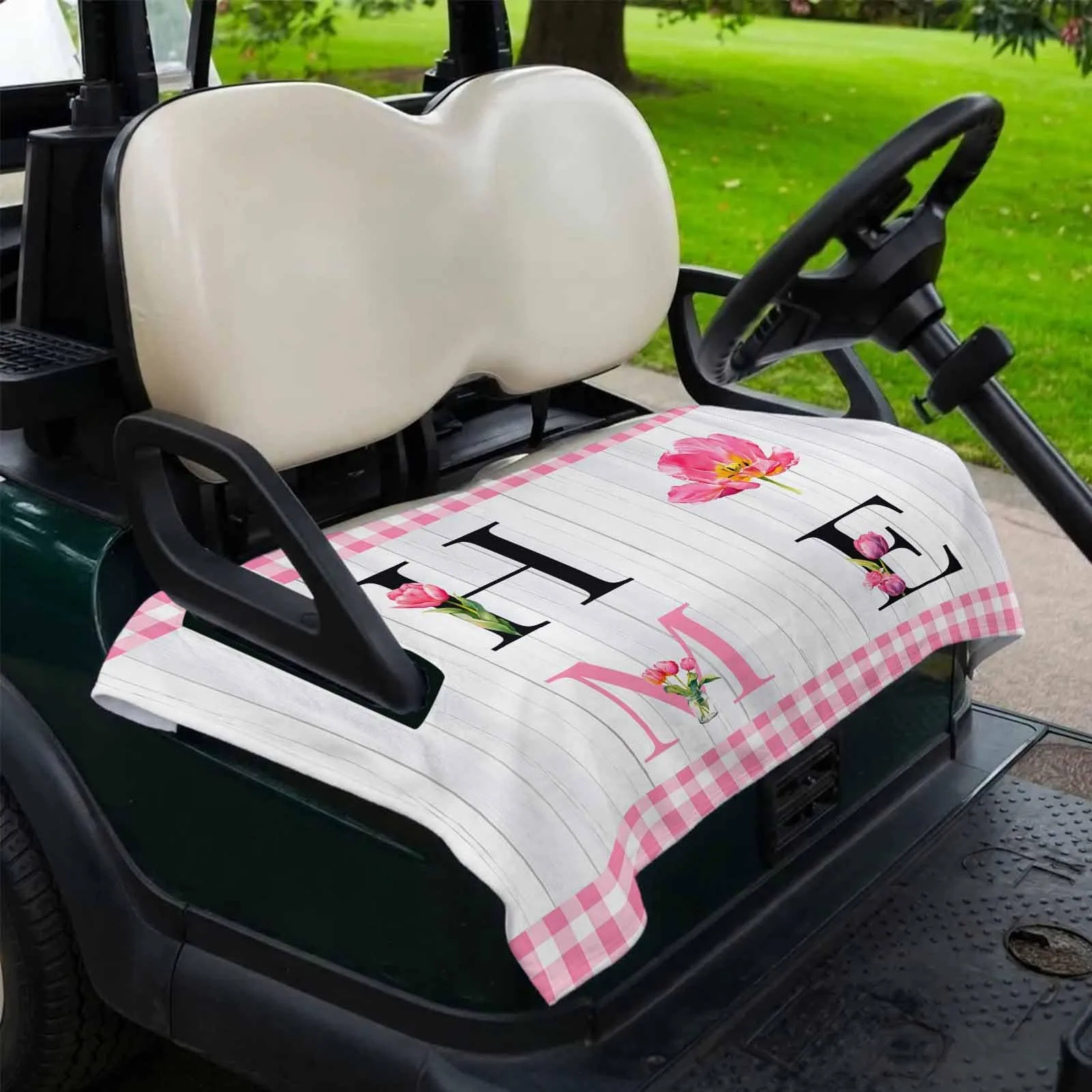 DecorLovee Golf Cart Seat Cover for 2-Seater Carts image 2