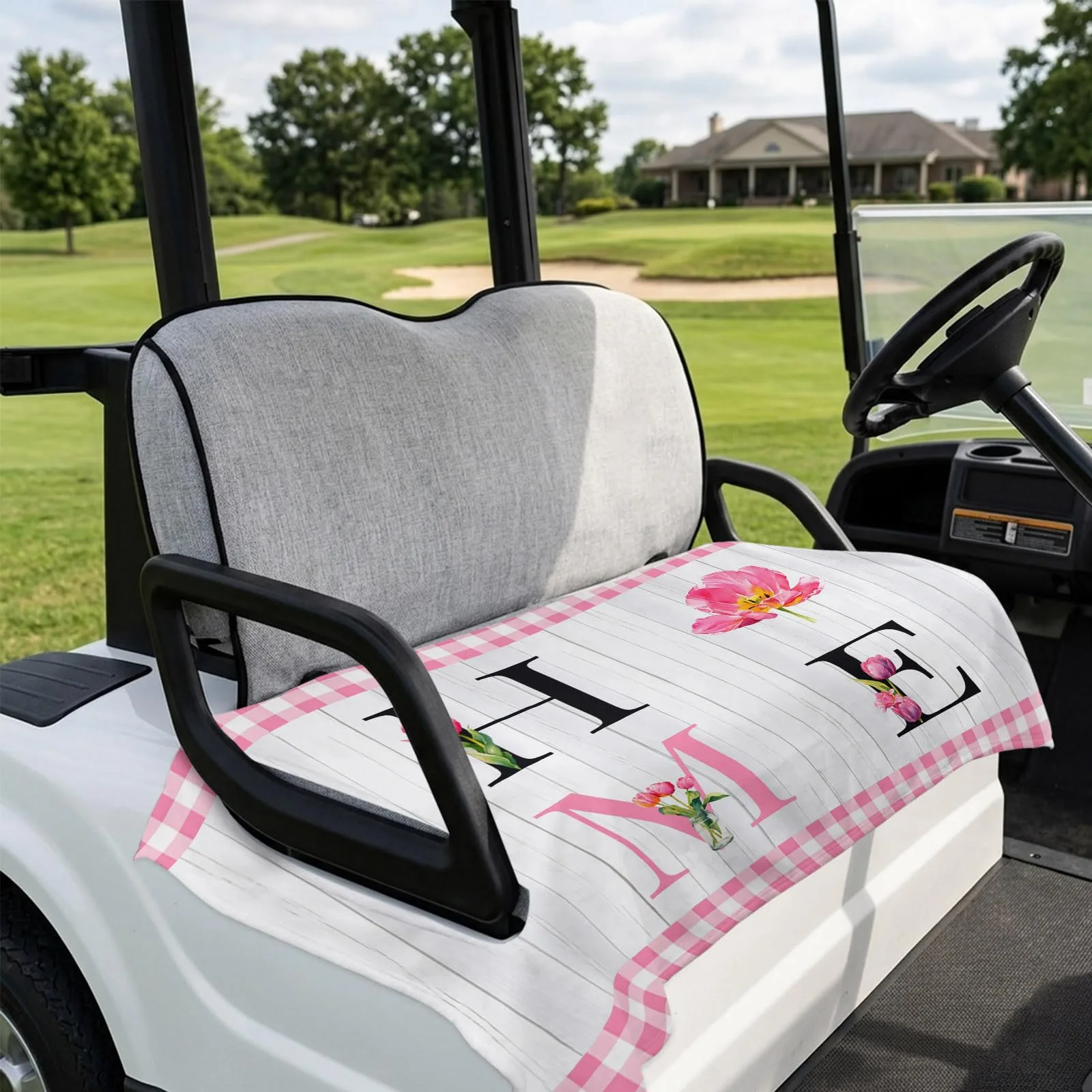 DecorLovee Golf Cart Seat Cover for 2-Seater Carts image 4