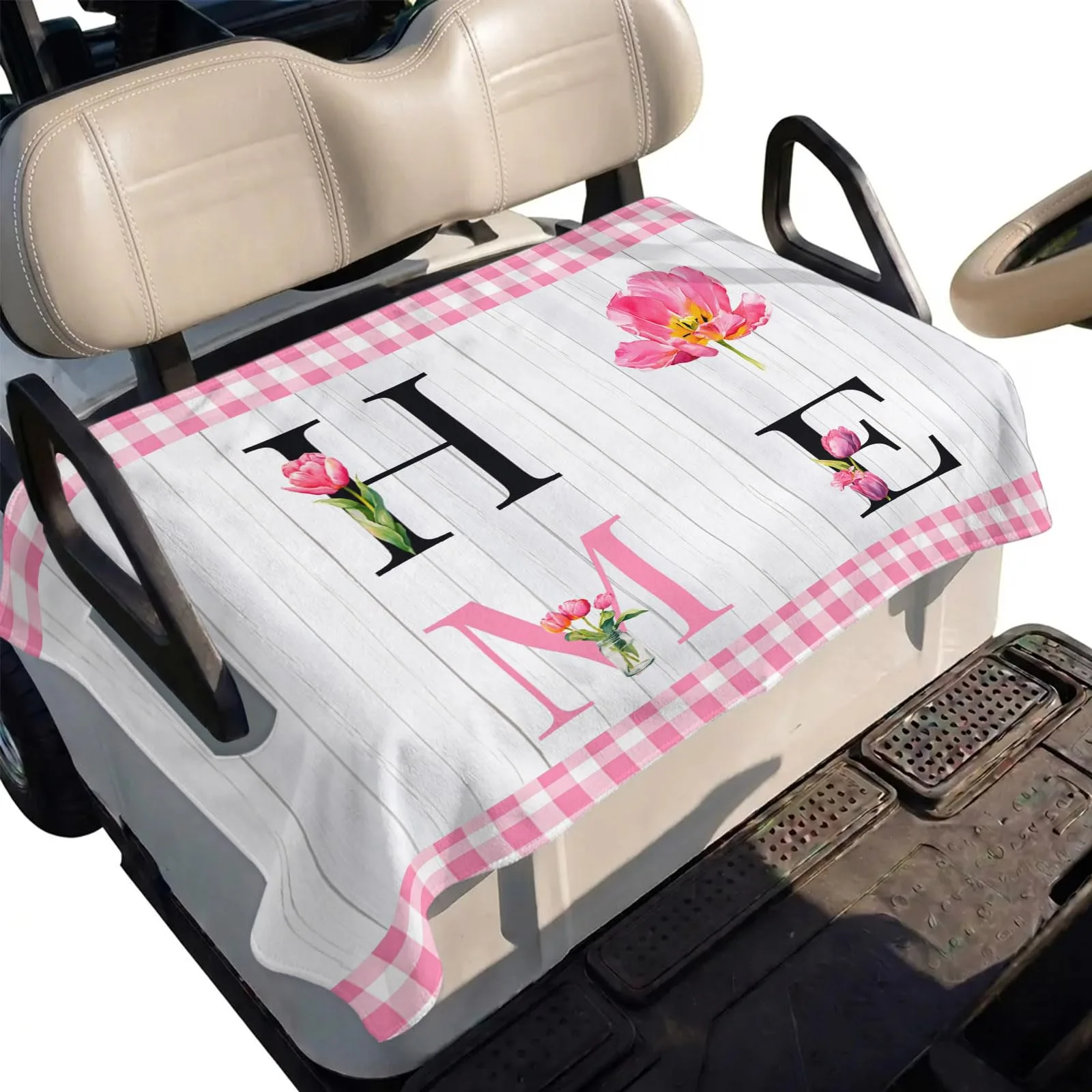 DecorLovee Golf Cart Seat Cover for 2-Seater Carts