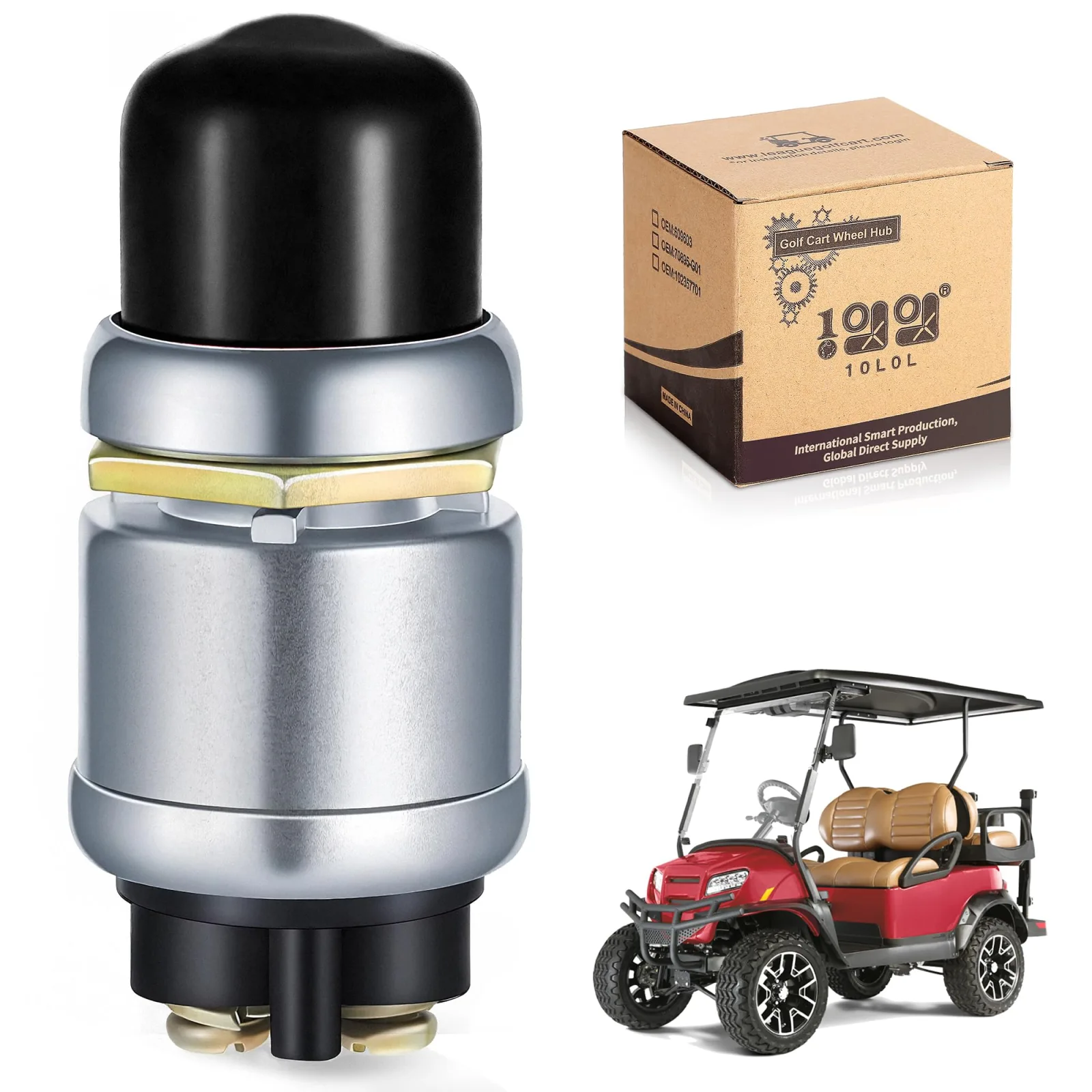 10L0L 12V/15A Universal Floor-Mount Horn Switch Button - 10L0L_GolfCartHorn