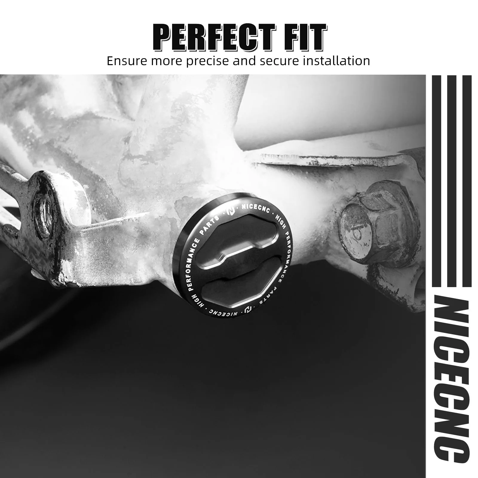 NICECNC Raptor 700/700R Frame Plug Covers image 2