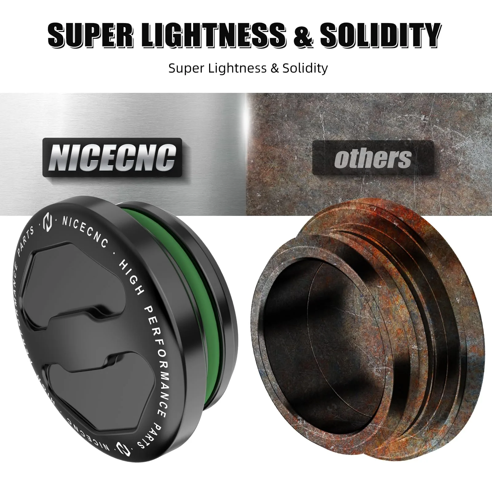 NICECNC Raptor 700/700R Frame Plug Covers image 4
