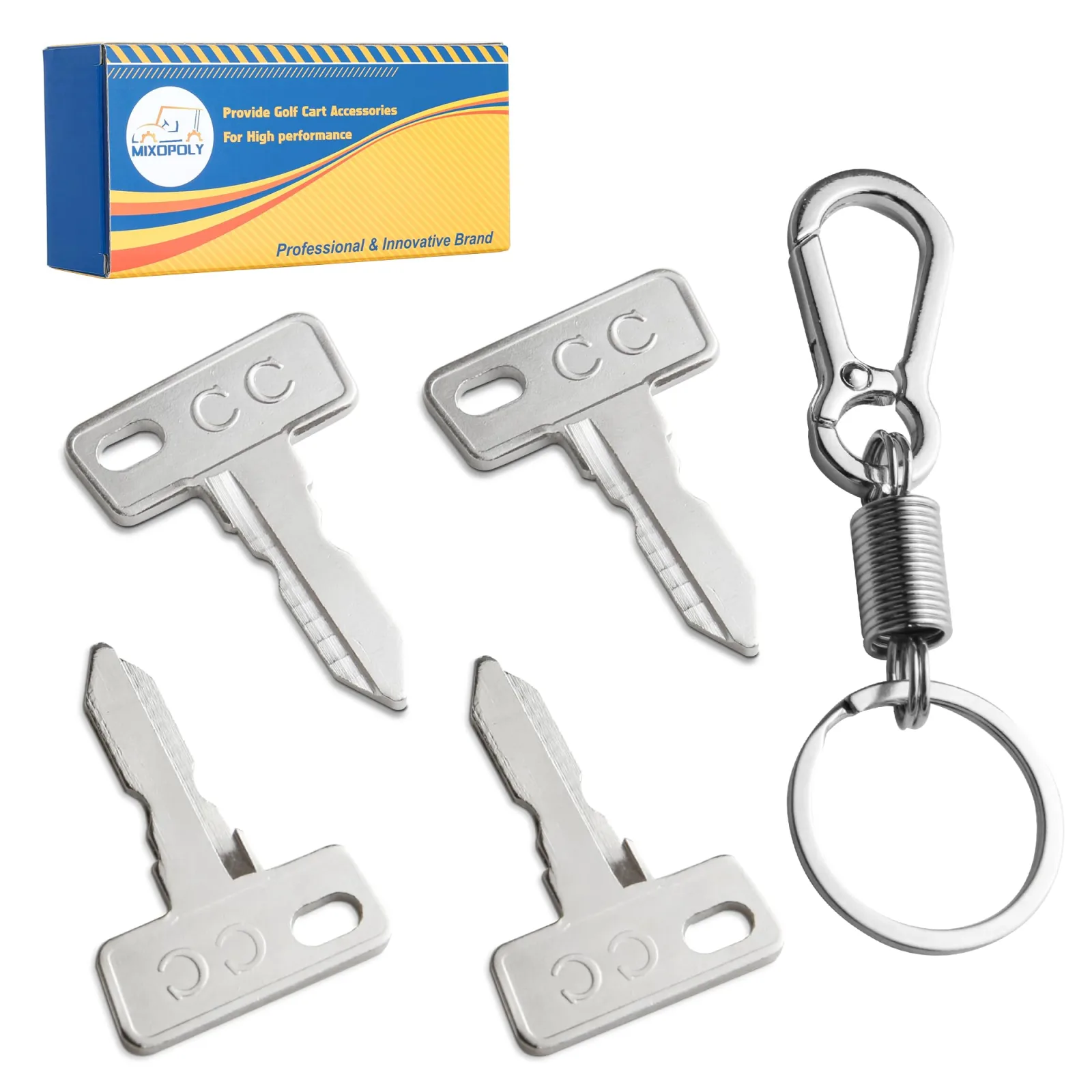 Mixopoly Ignition Keys for Club Car Golf Carts 1012505