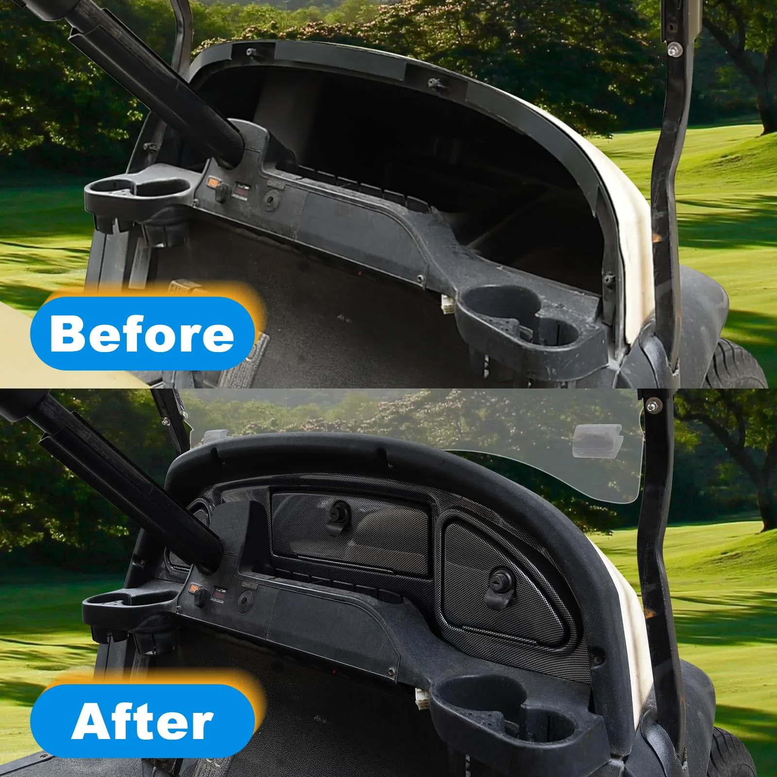 Orle Oko 3-Door Dash Cover for Club Car Precedent image 2