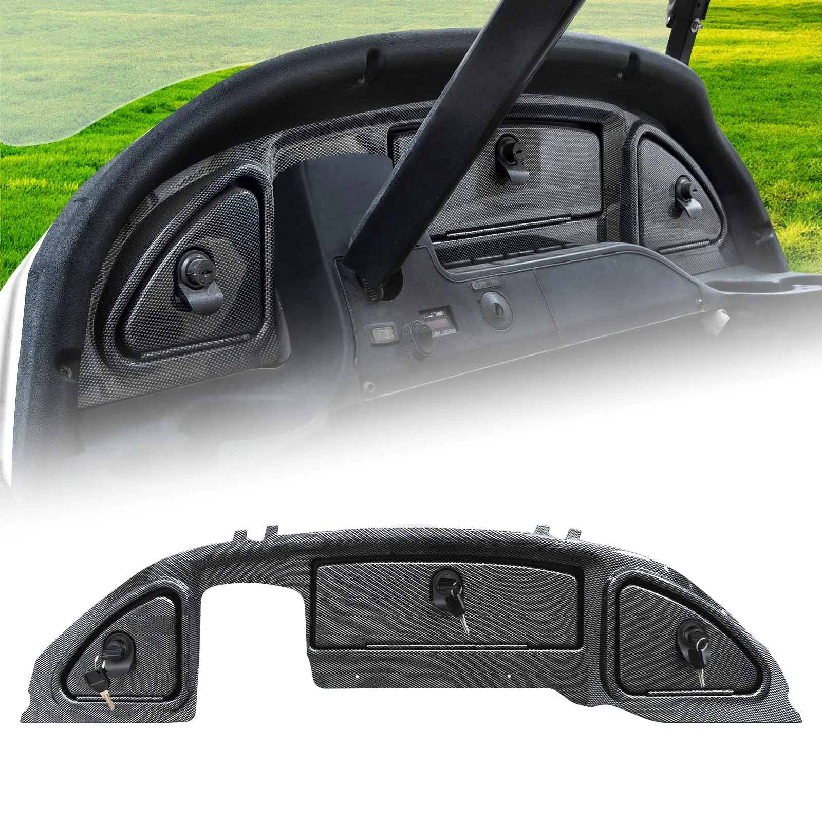 Orle Oko 3-Door Dash Cover for Club Car Precedent