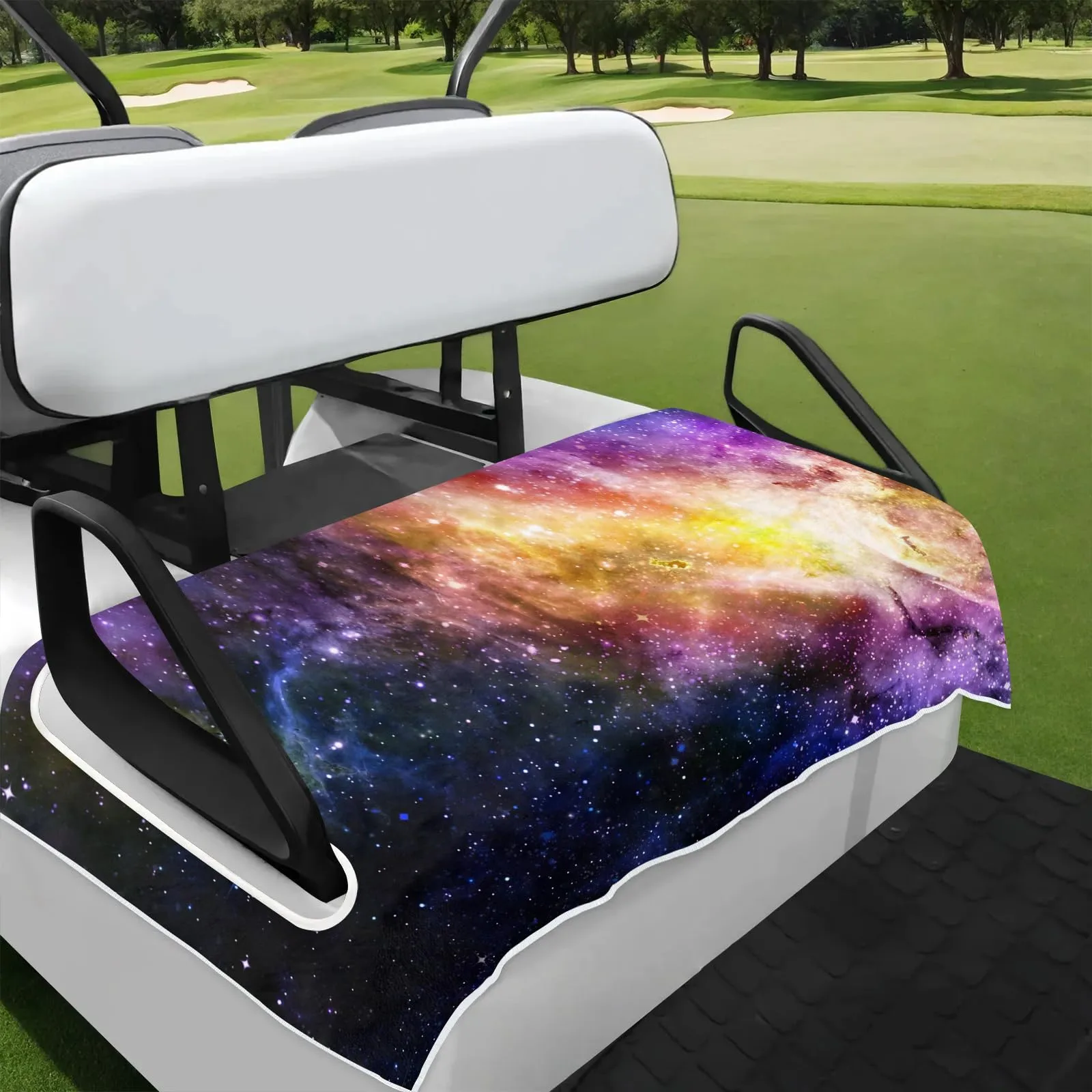 Tiveruda Golf Cart Seat Cover for Double Seats, 51 x 31 in.