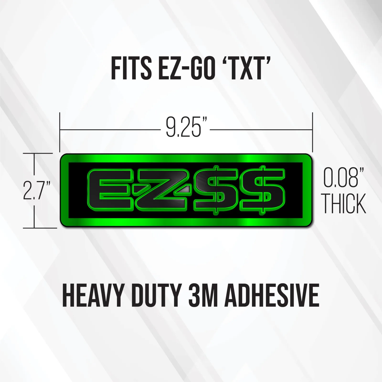 Gimme Golf USA EZ-GO TXT Golf Cart Name Plate image 4