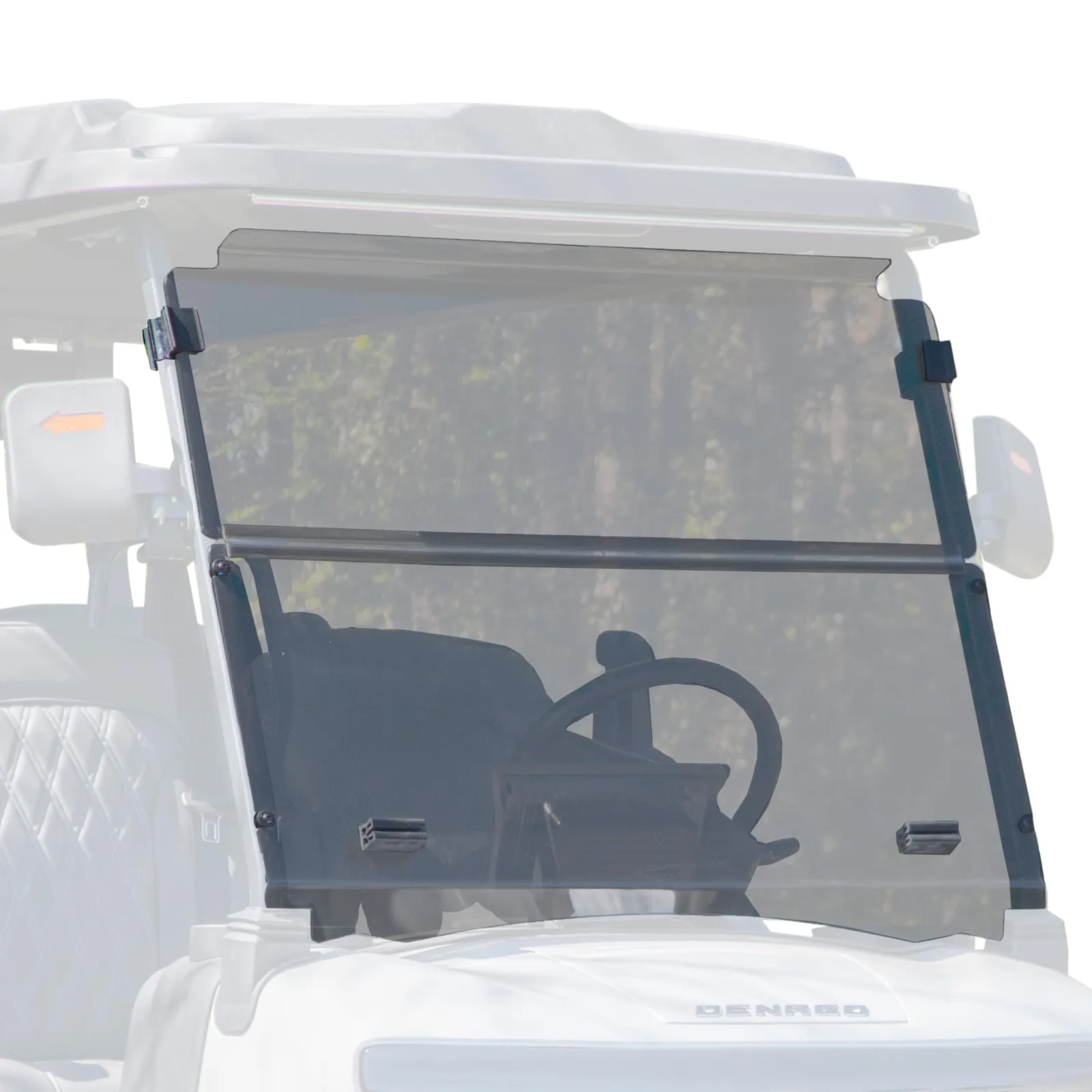 RED DOT Tinted Folding Windshield for Denago EV Rover XL