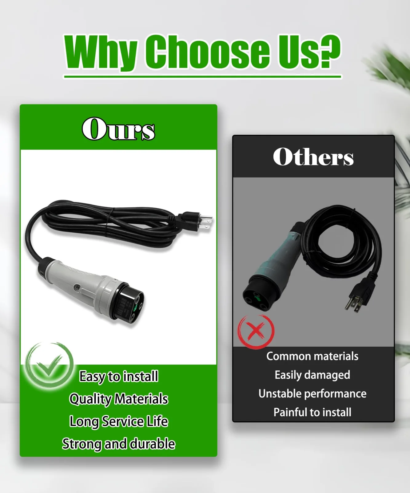 Taruimoo Y-60 Charger Cord for MadJax and Denago 48V Carts image 4