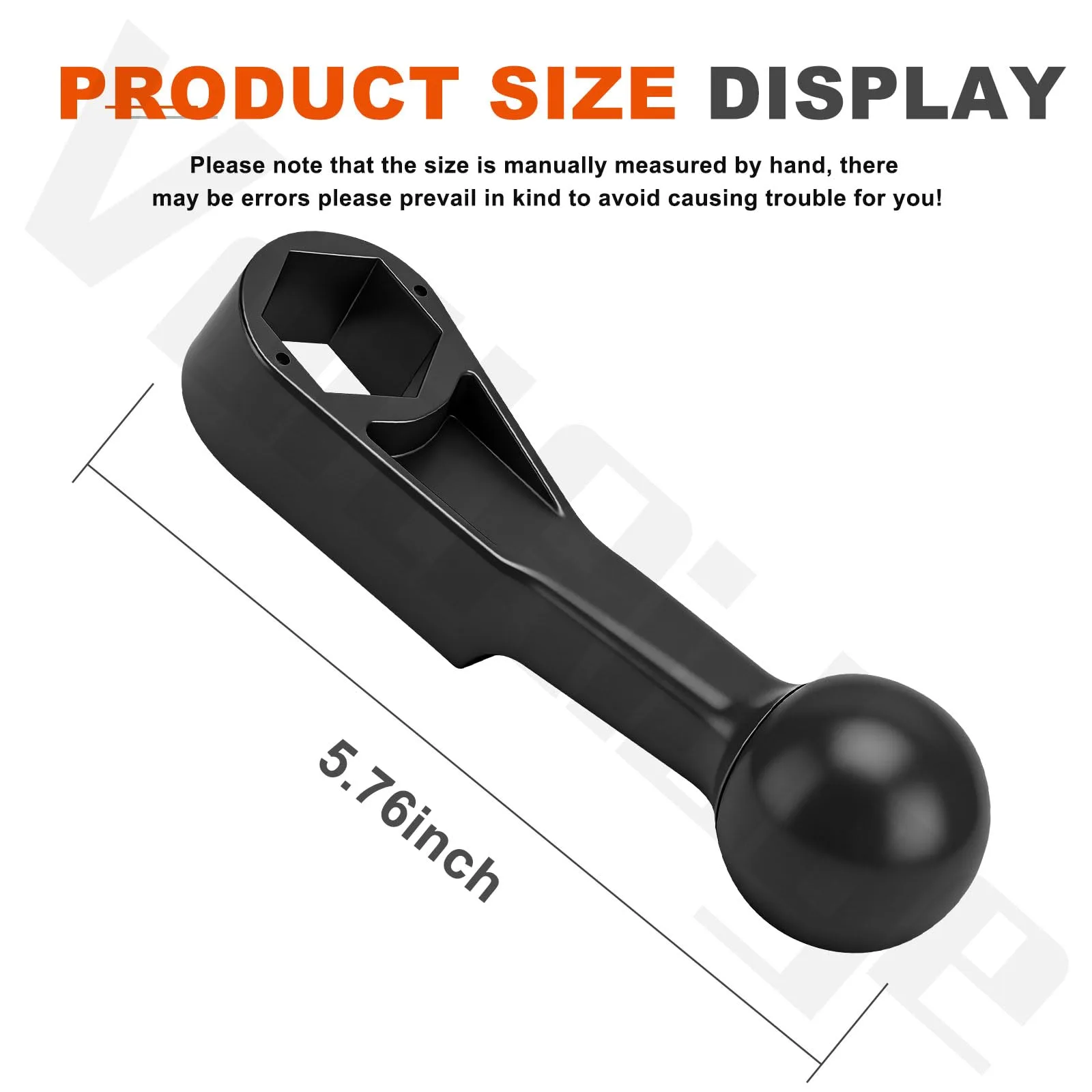 VoltRidge Universal Forward/Reverse Shift Lever for Golf Carts, Black image 2
