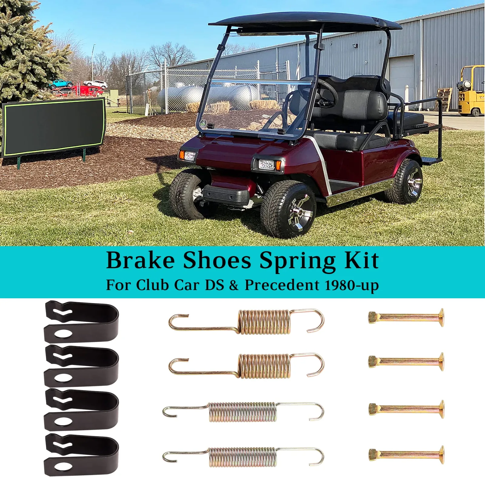 10L0L Brake Shoe Spring Kit for Club Car DS & Precedent image 3