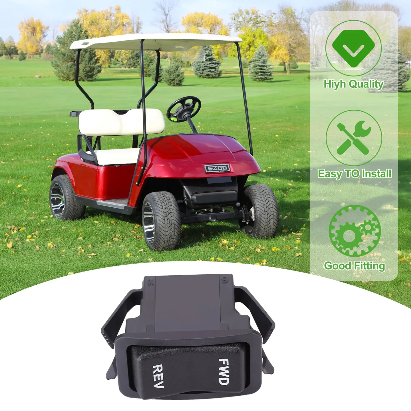 Forward/Reverse Rocker Switch for E-Z-GO TXT & PDS (2003+) — 74323G01 image 4