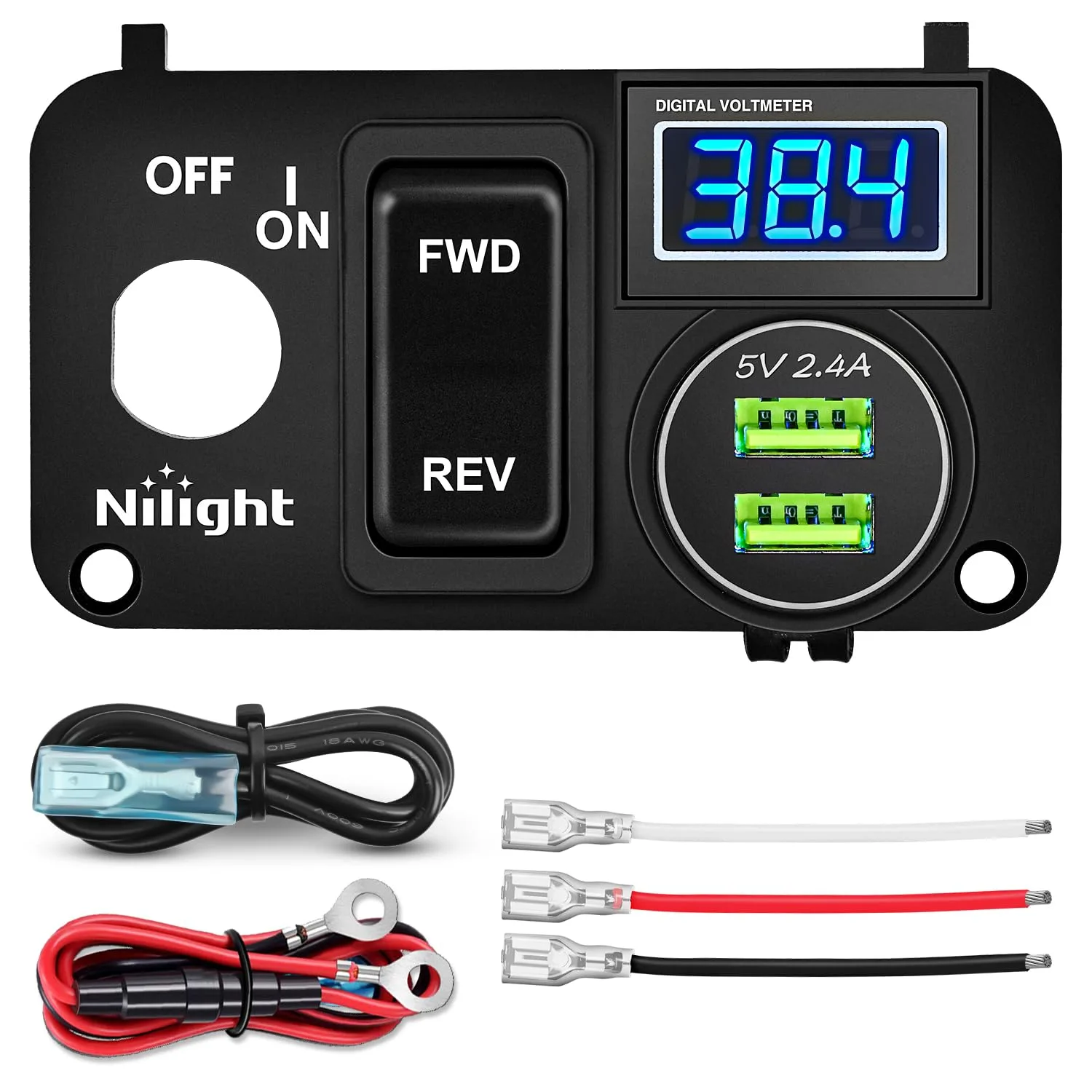 Nilight 90517B E-Z-GO TXT PDS Console Panel