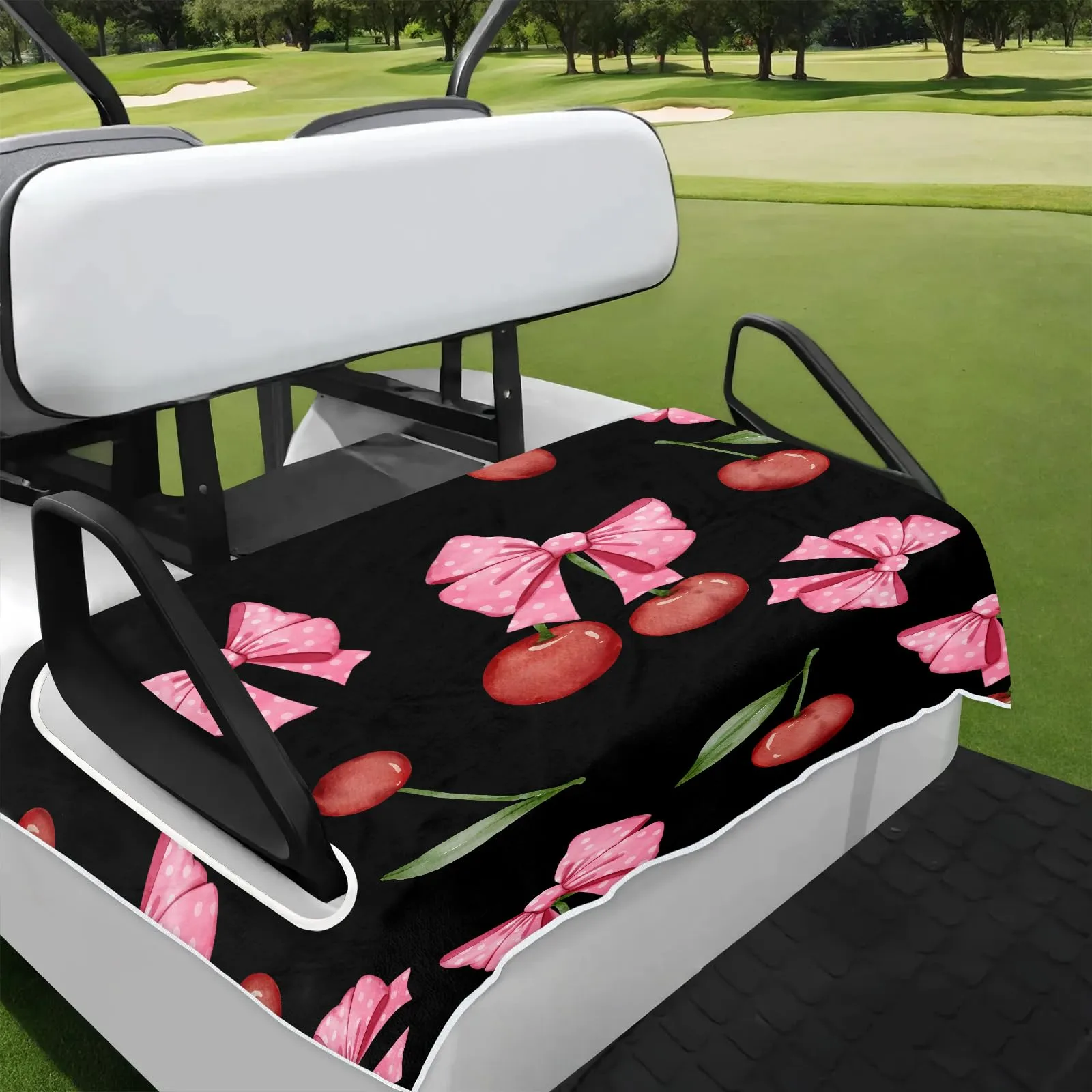 Tiveruda Golf Cart Seat Cover for Double Seats, 51 x 31 in