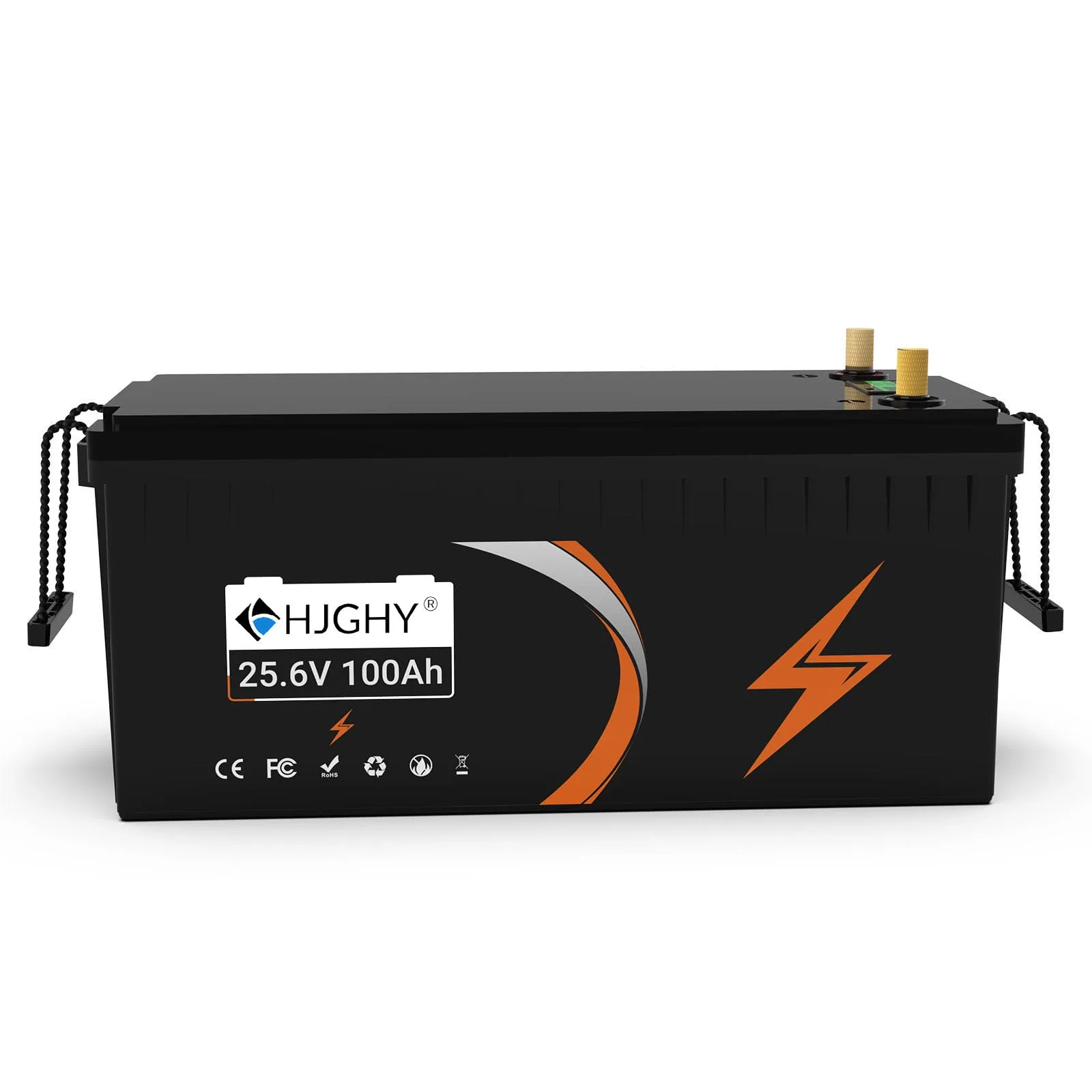 HJGHY 24V 100Ah LiFePO4 Lithium Battery 66462102