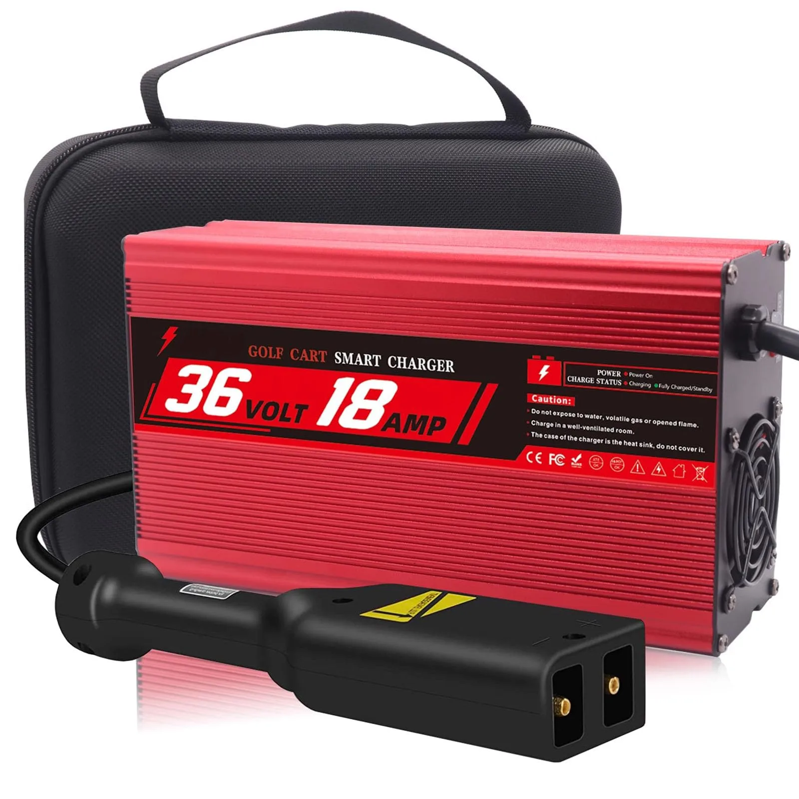 WLEJSL 36V 18A Charger for E-Z-GO TXT Golf Carts