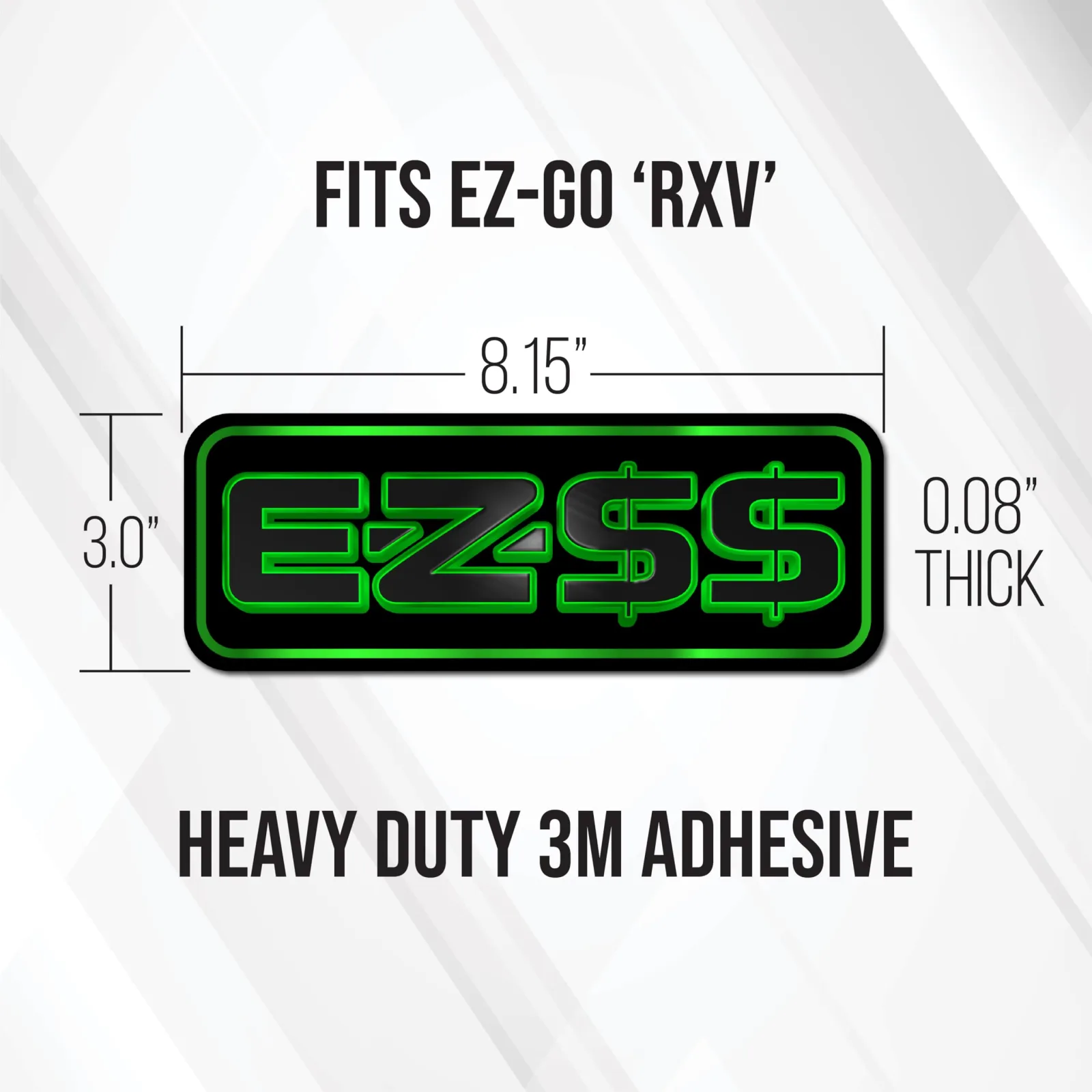 Gimme Golf USA EZ-Money Name Plate for E-Z-GO RXV image 4