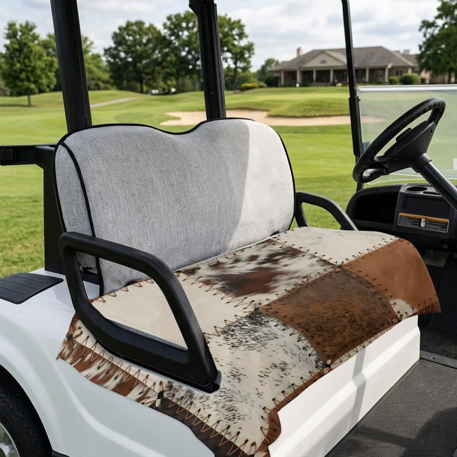 LooPoP Microfiber Golf Cart Seat Cover, 51 x 31 in image 3