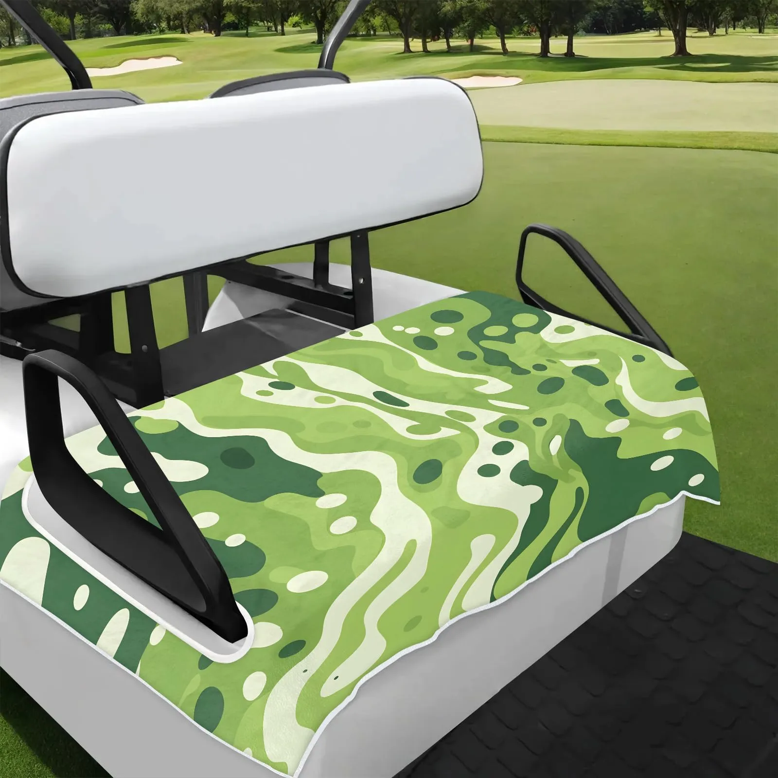 Tiveruda Golf Cart Seat Cover for Double Seats, 51 x 31 in