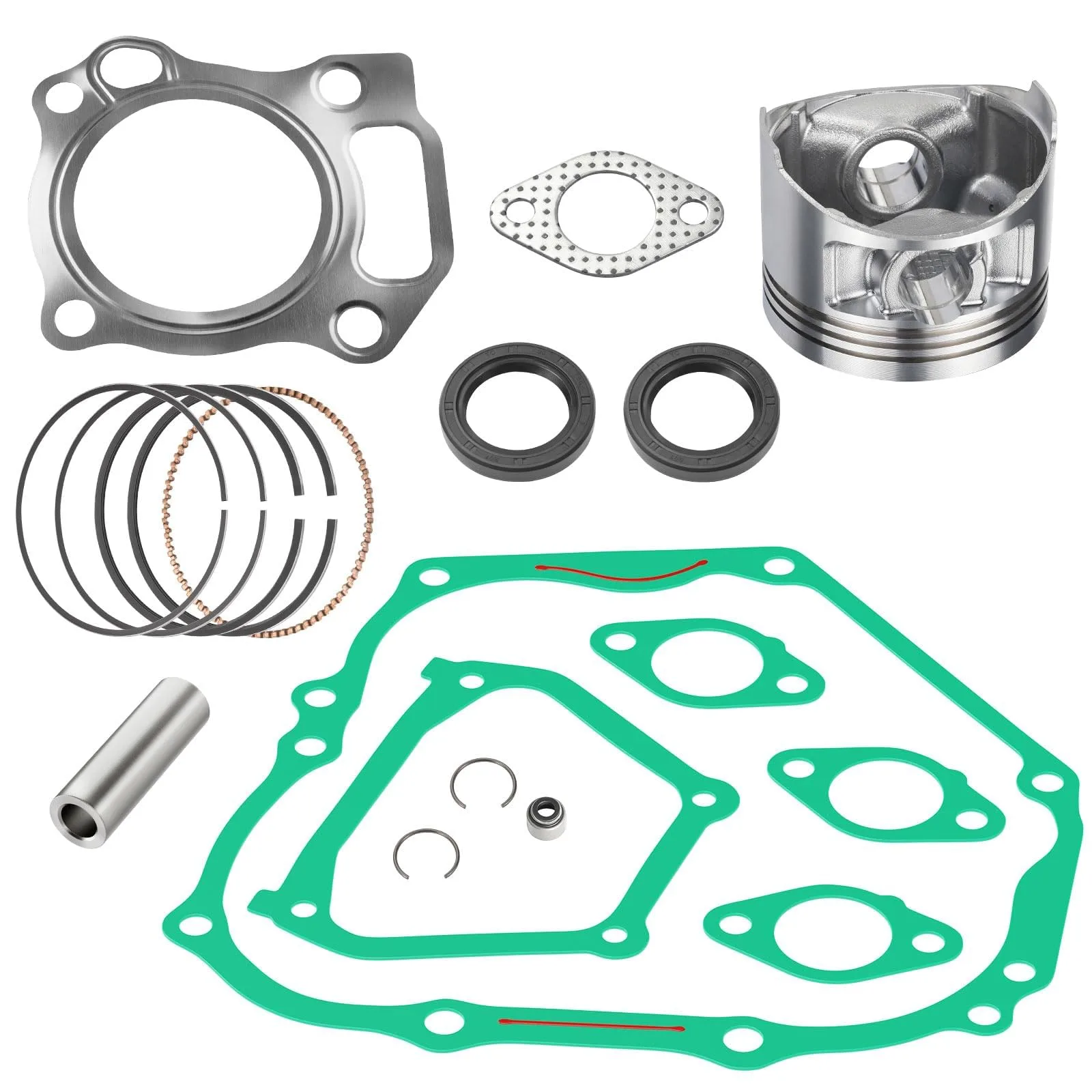 zozoye Top-End Rebuild Kit JN6-11631-00-A0 for Yamaha G11/G16/G20