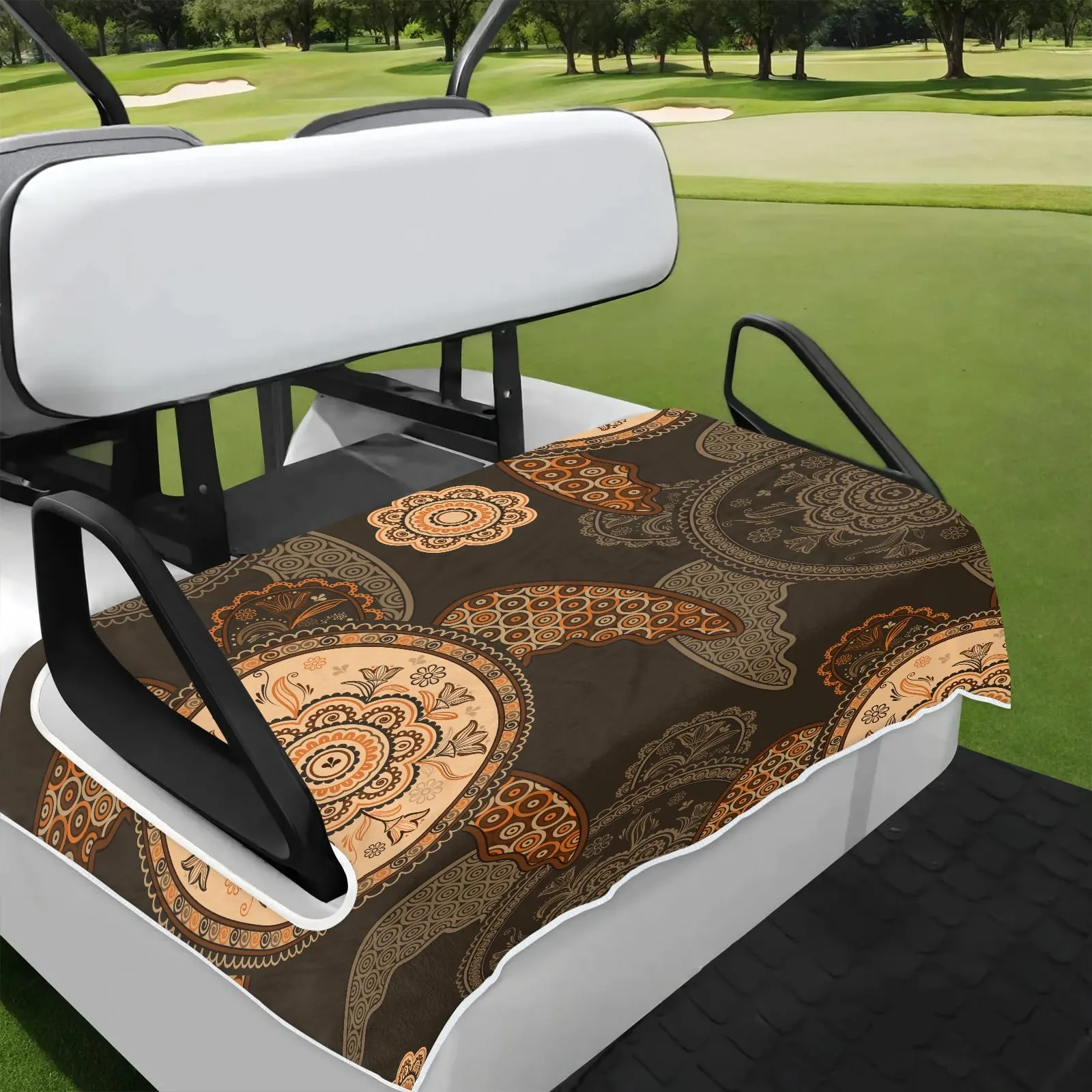 Tiveruda Golf Cart Seat Cover for Double Seats, 51 x 31 in