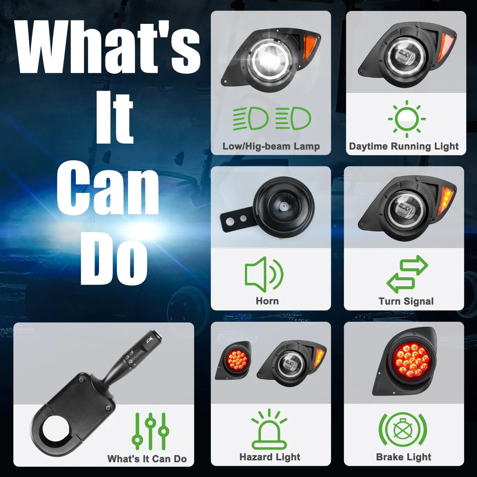 10L0L LED Light Kit for Yamaha G29 Drive (2007–2016) image 4