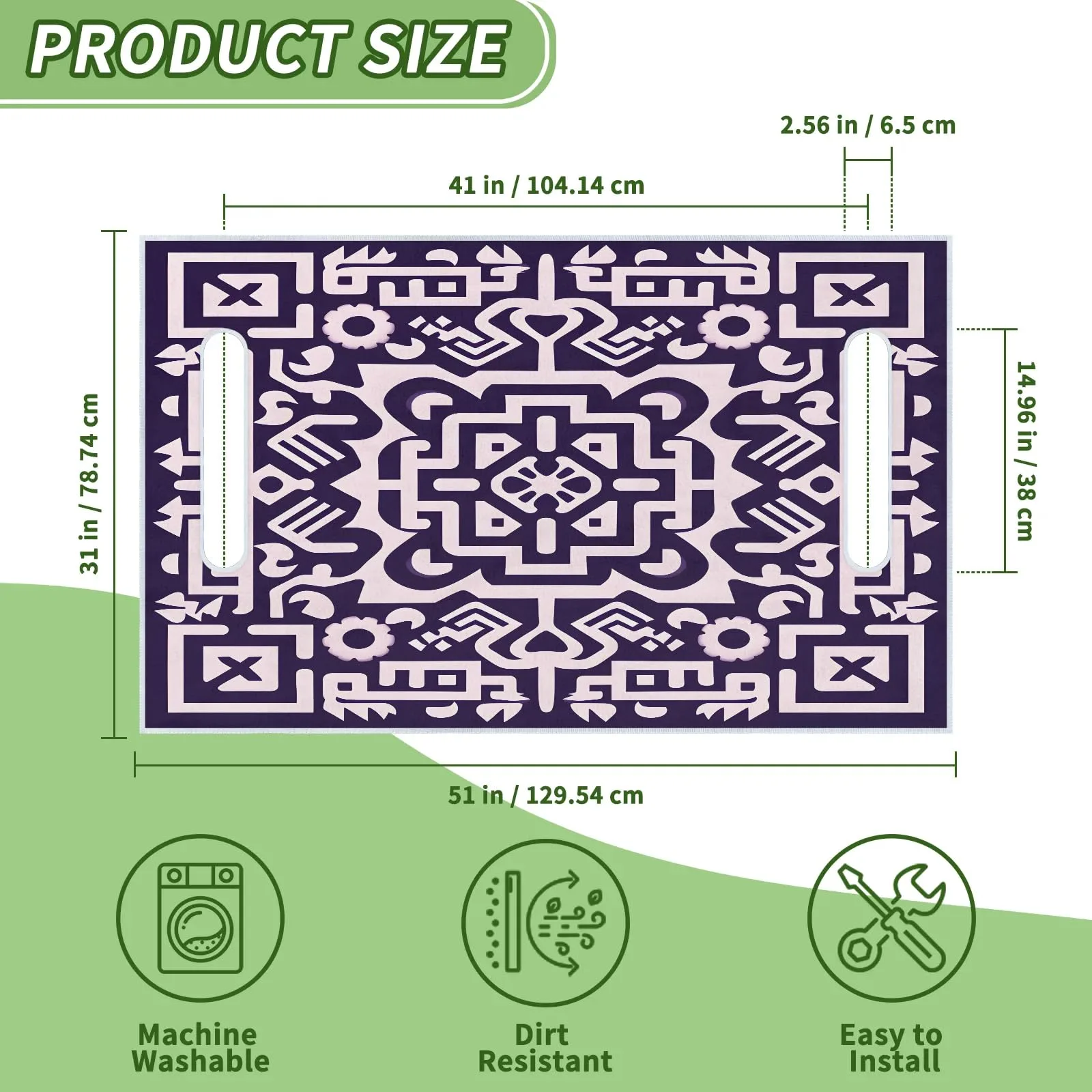 Tiveruda Golf Cart Seat Cover for Double Seats image 2