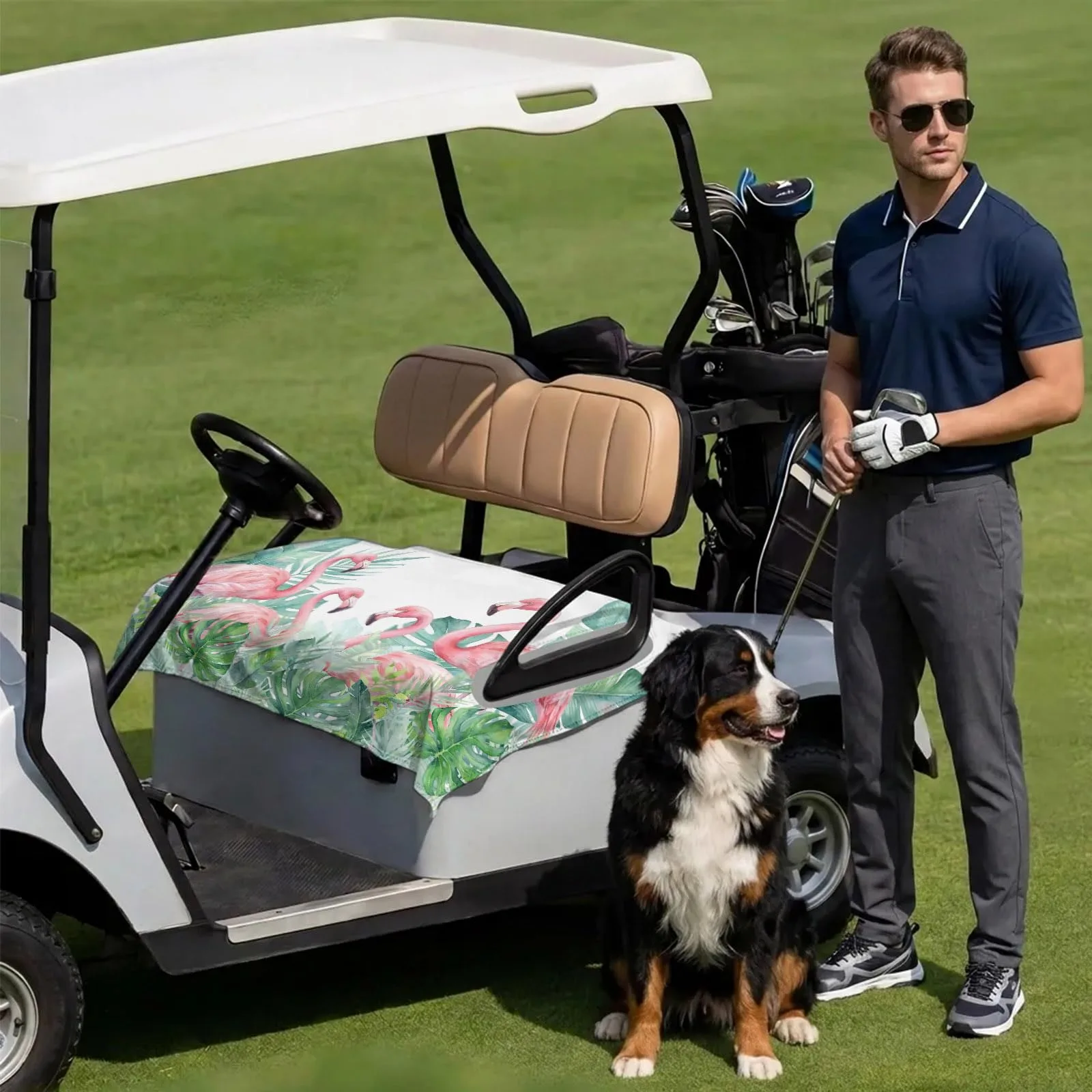 DecorLovee Golf Cart Seat Cover for 2-Seater Carts image 3