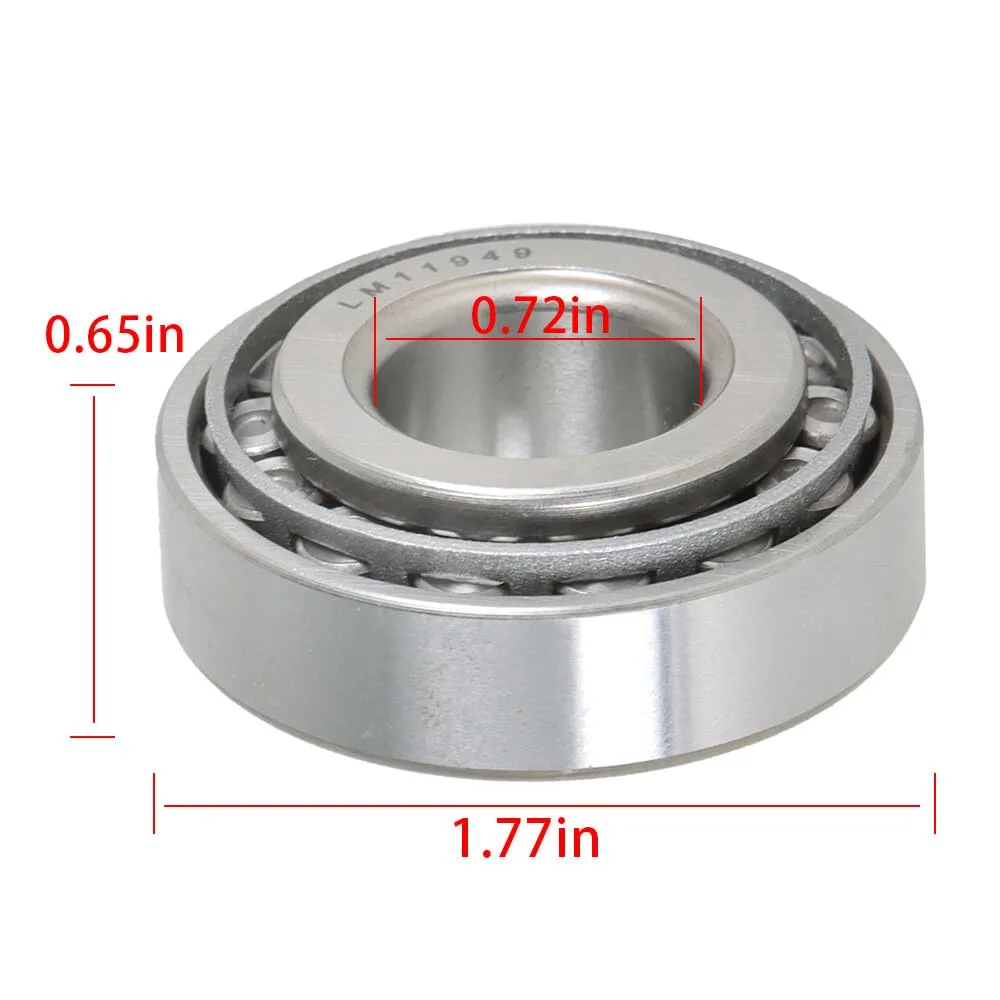 Club Car DS Front Wheel Bearing & Seal Kit 1982-2002 image 2